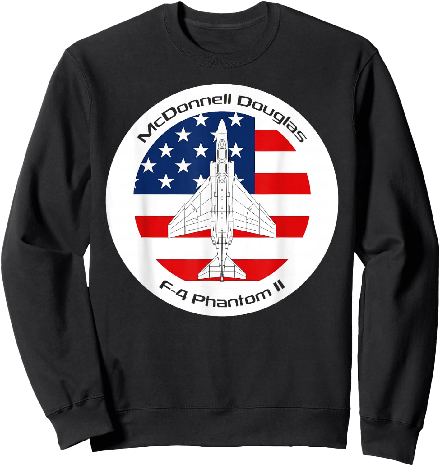 McDonnell Douglas F-4 Phantom II Sweatshirt - Sweatshirt | Black