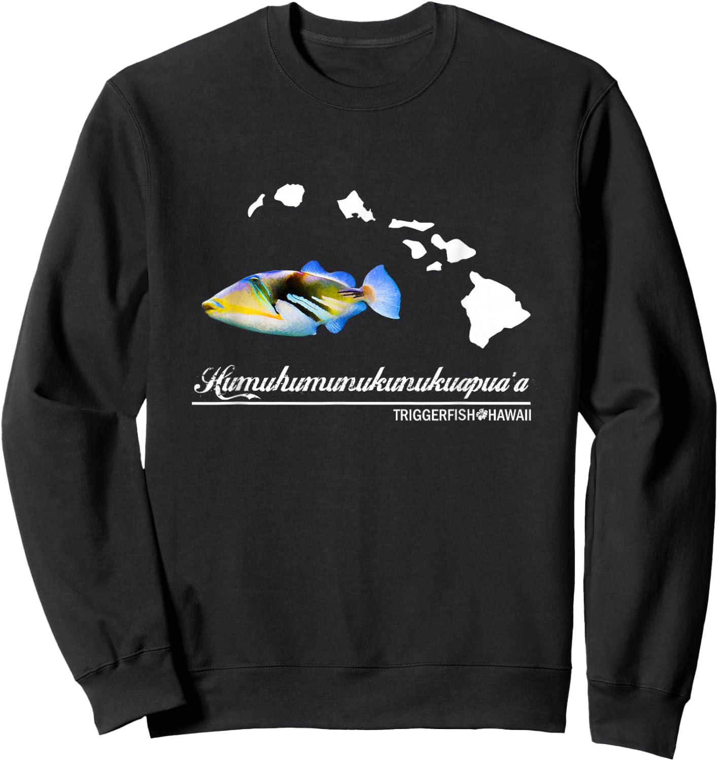 Humuhumunukunukuapua'a Triggerfish Hawaii Shirt Sweatshirt - Sweatshirt | Black