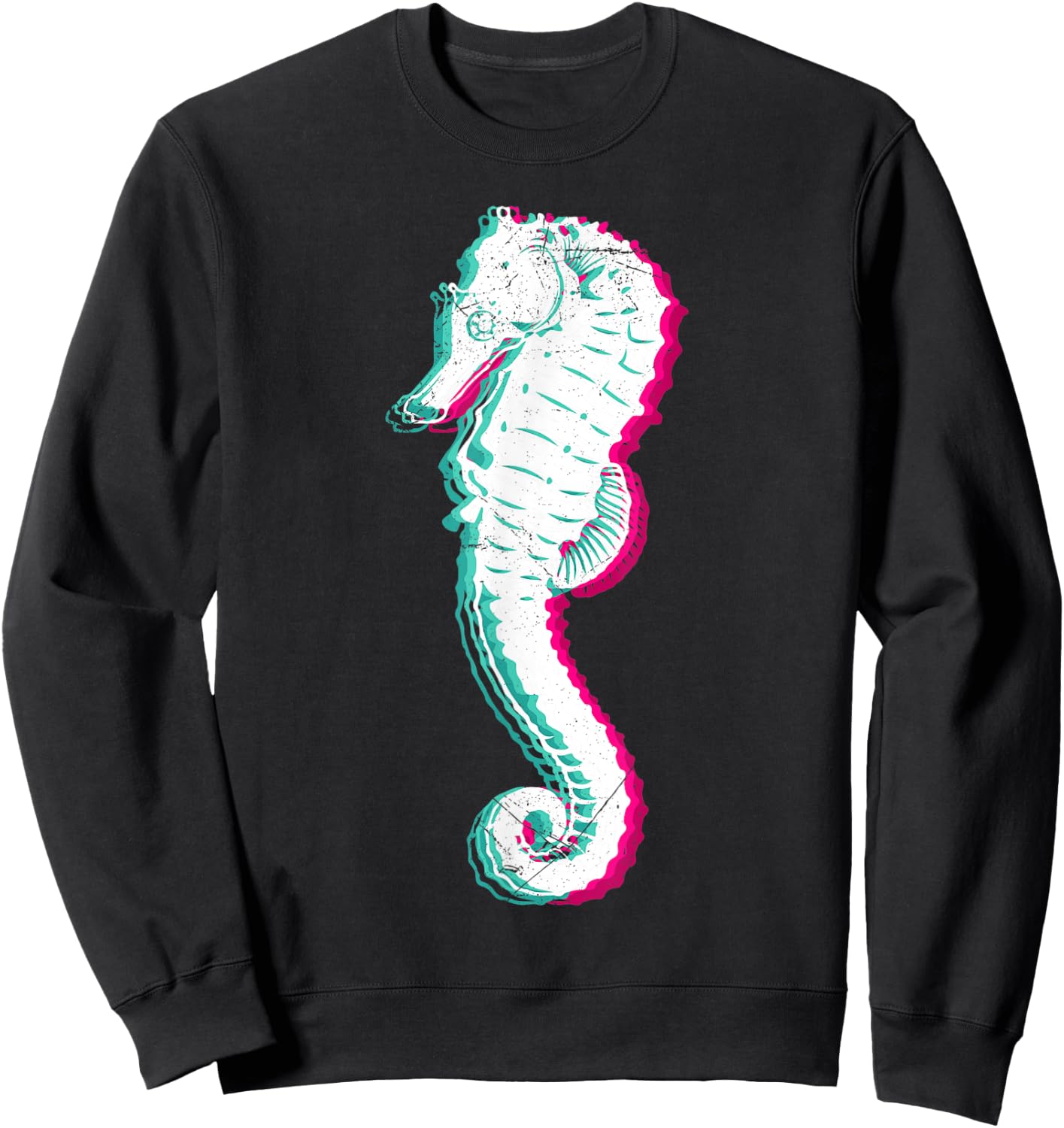 Seahorse seahorse Sweatshirt - Sweatshirt | Black