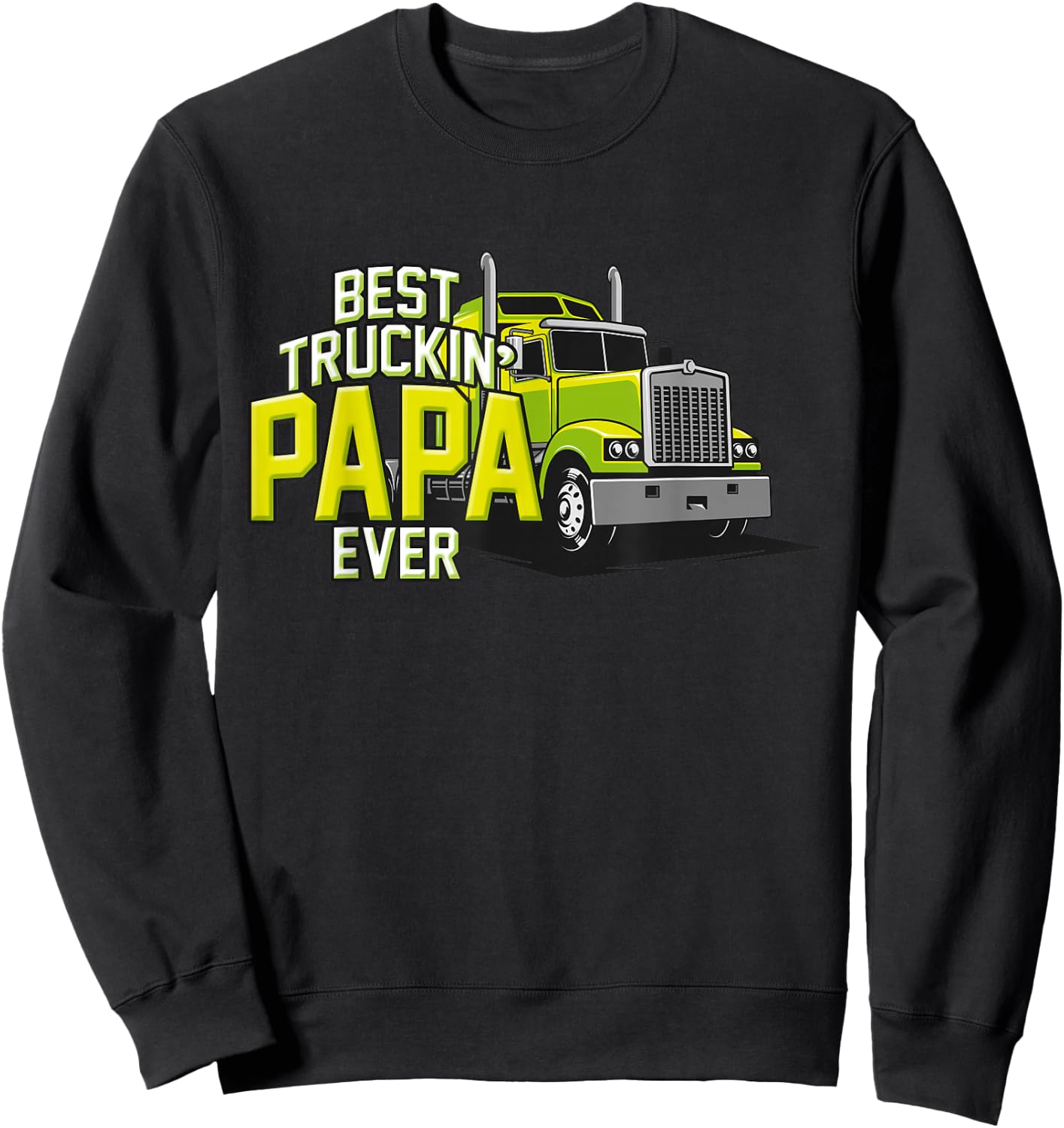 Bester Truckin Papa aller Trucker Papa Vater Sweatshirt - Sweatshirt | Black