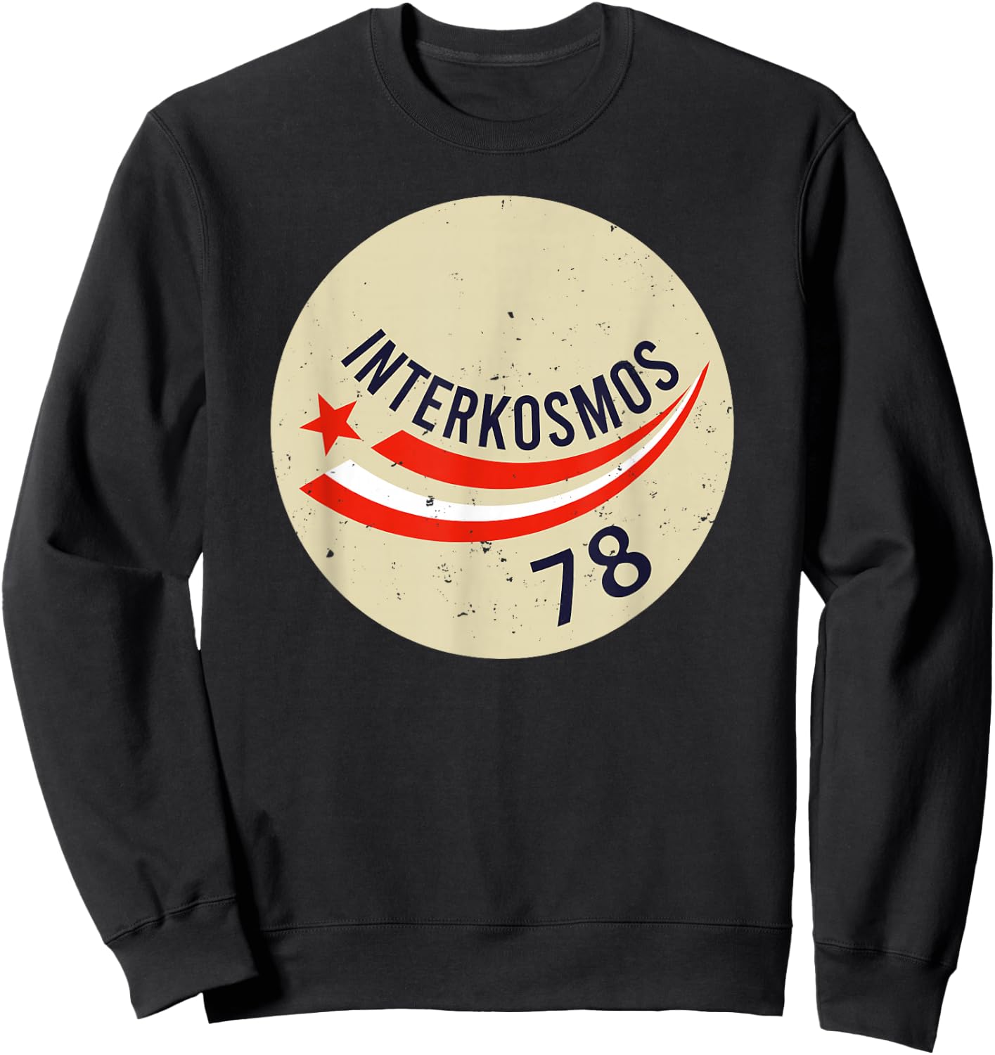 Interkosmos Russia Sputnik USSR Soviet Union Sweatshirt - Sweatshirt | Black