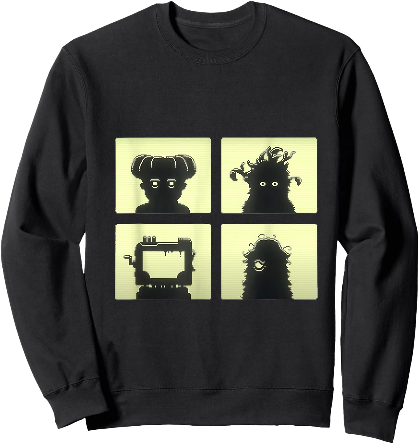 Inscryption Four Scribes Boss Psychological Card Game Scary Sweatshirt - Sweatshirt | Black