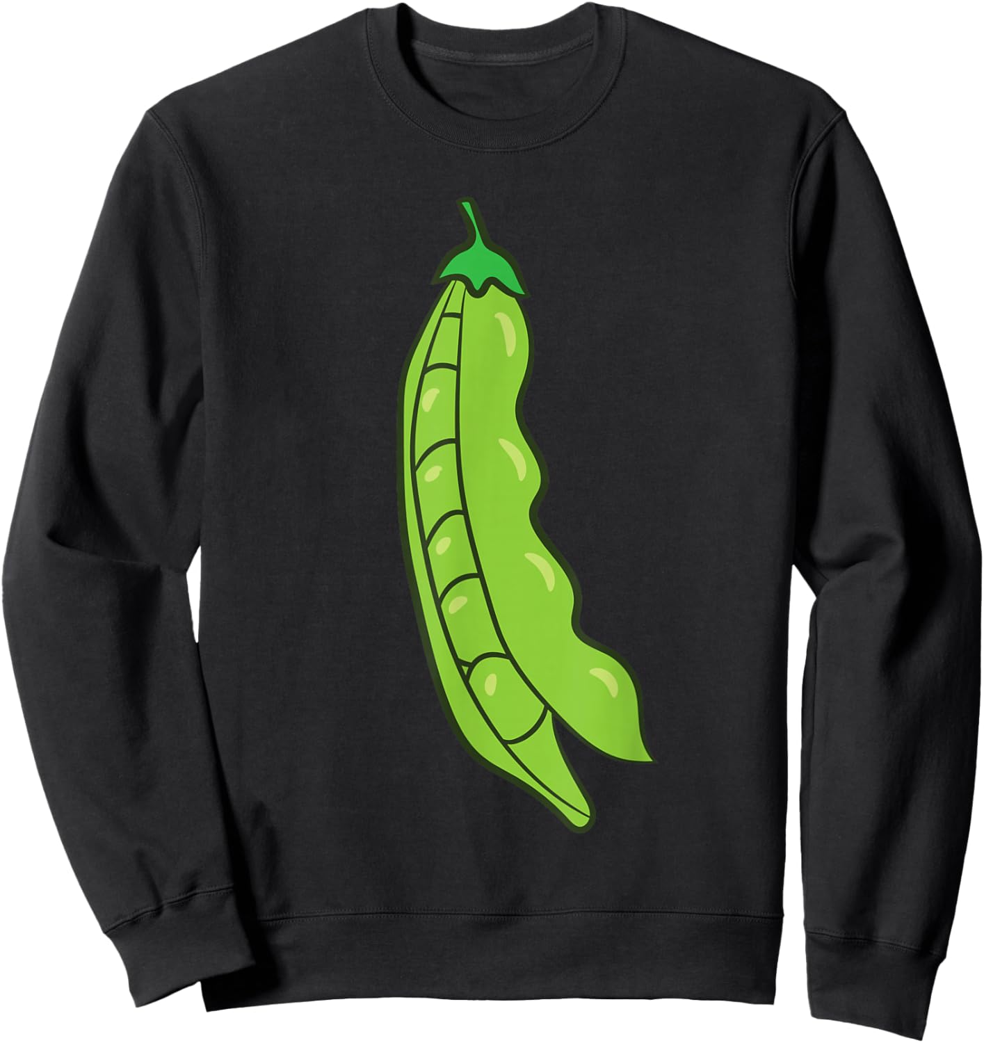 Matching Halloween Costume Peas and Carrots Sweatshirt - Sweatshirt | Black