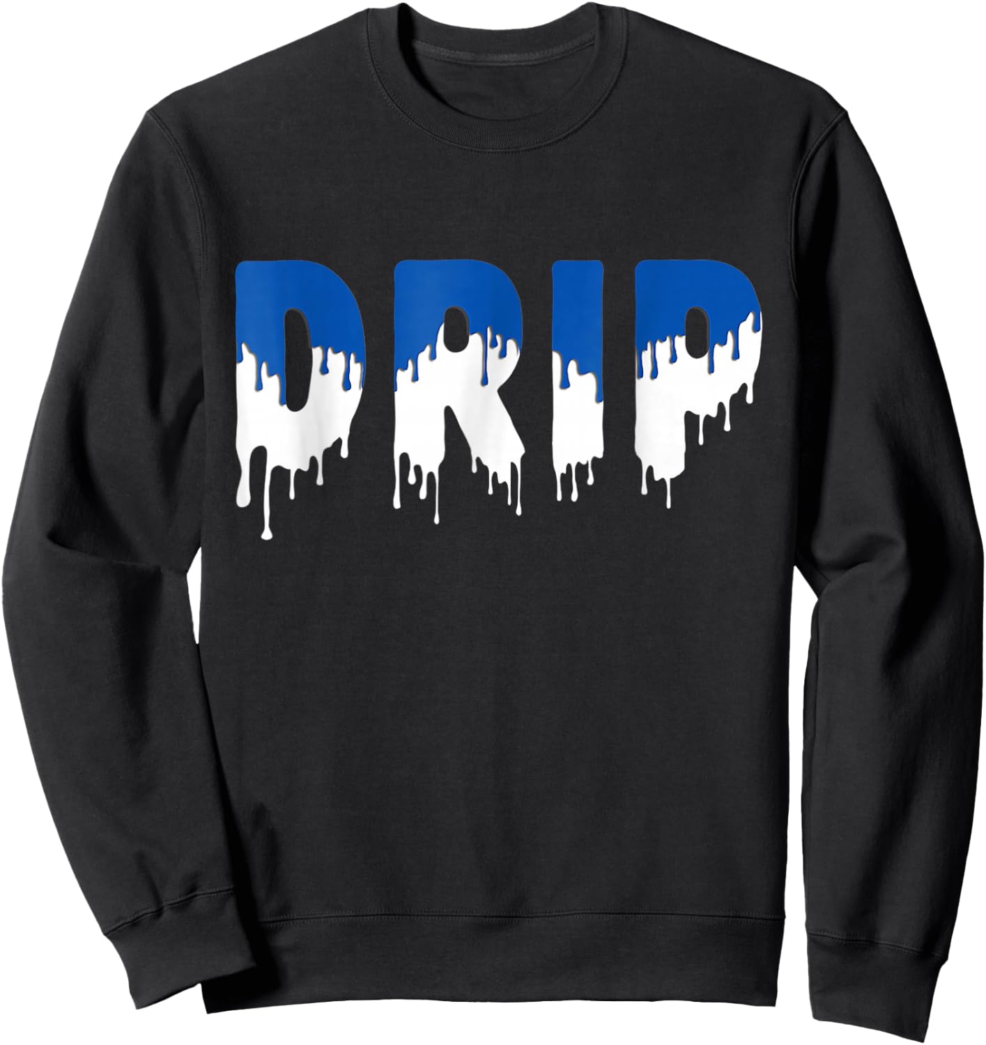 Graphic Match Hyper Blue Sneaker Royal Sweatshirt - Sweatshirt | Black