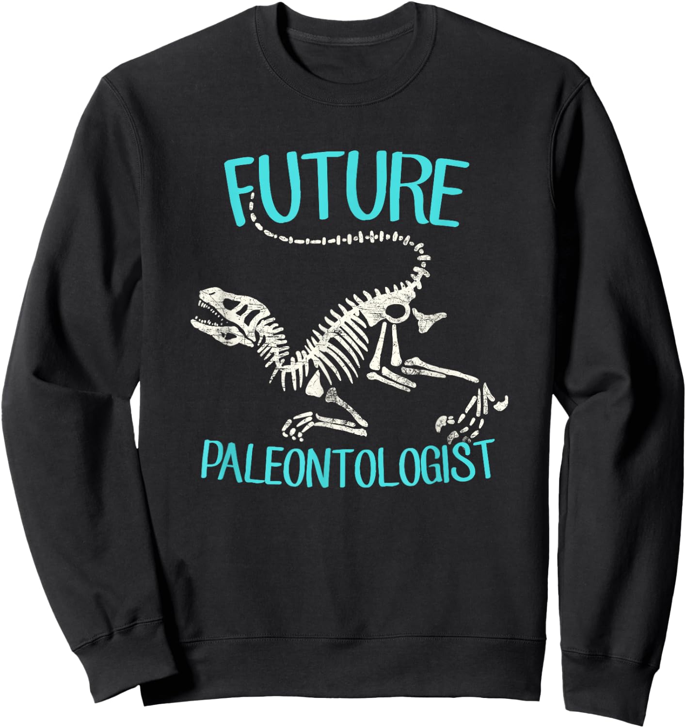 Future Paleontologist Shirt Training Kids Dinosaur T Shirt Sweatshirt - Sweatshirt | Black