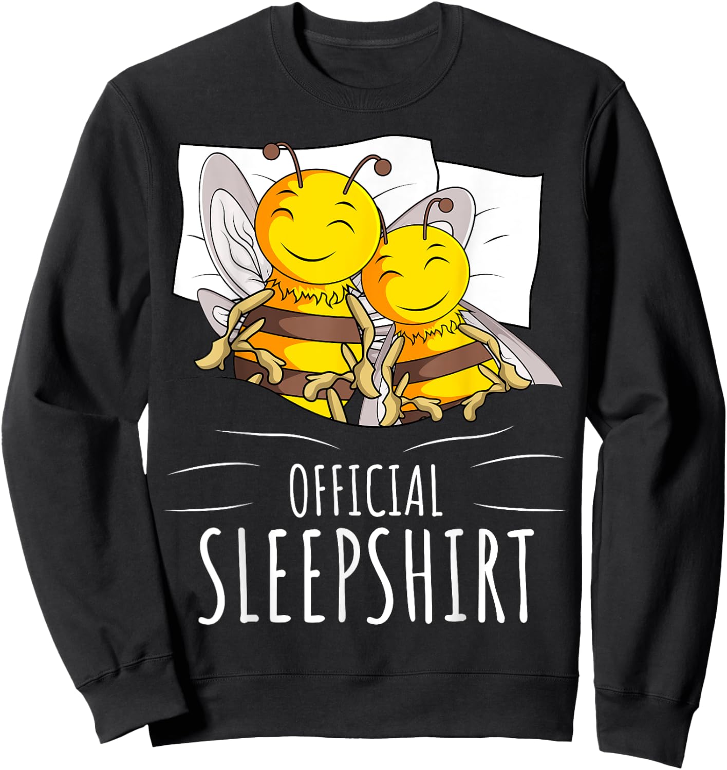 Bee Beekeeper Official Sleepshirt Sweatshirt - Sweatshirt | Black