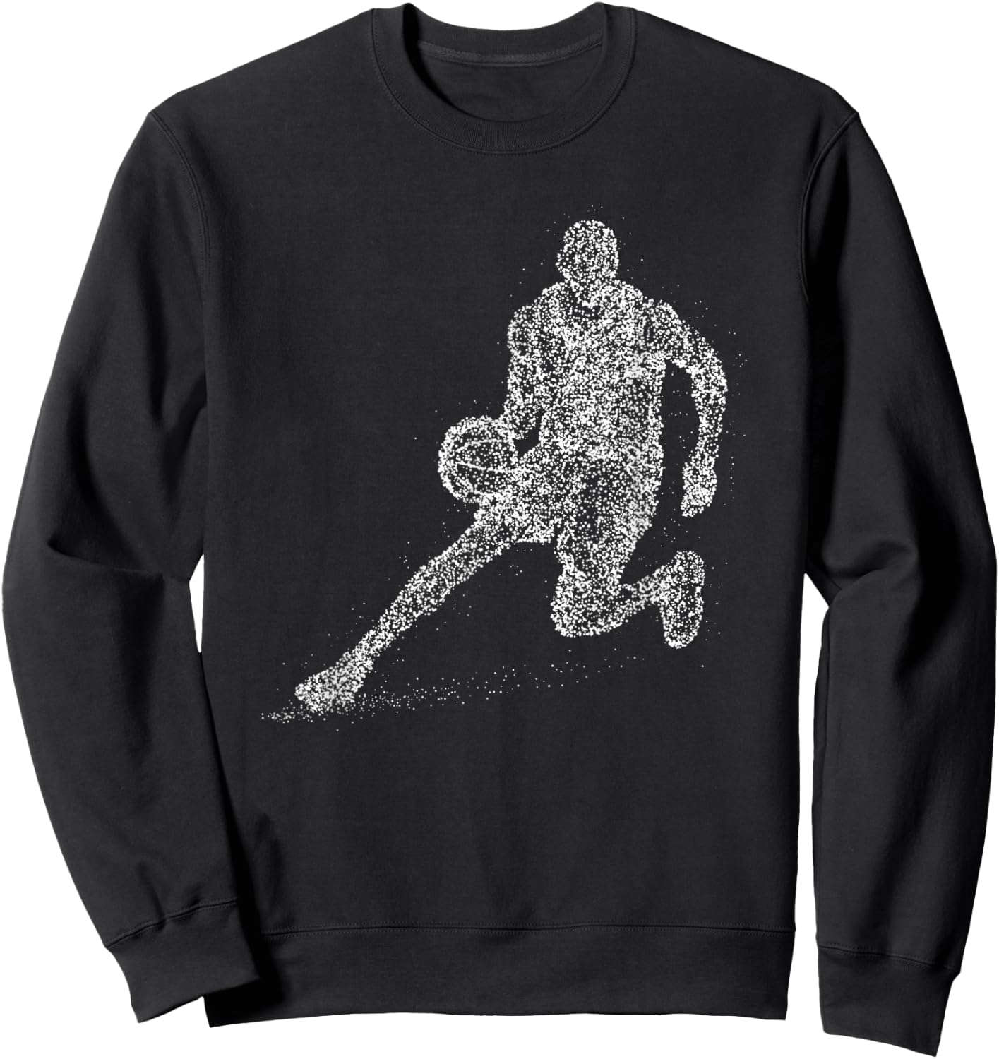 Basketball Player Basketballer Graphic Sweatshirt - Sweatshirt | Black