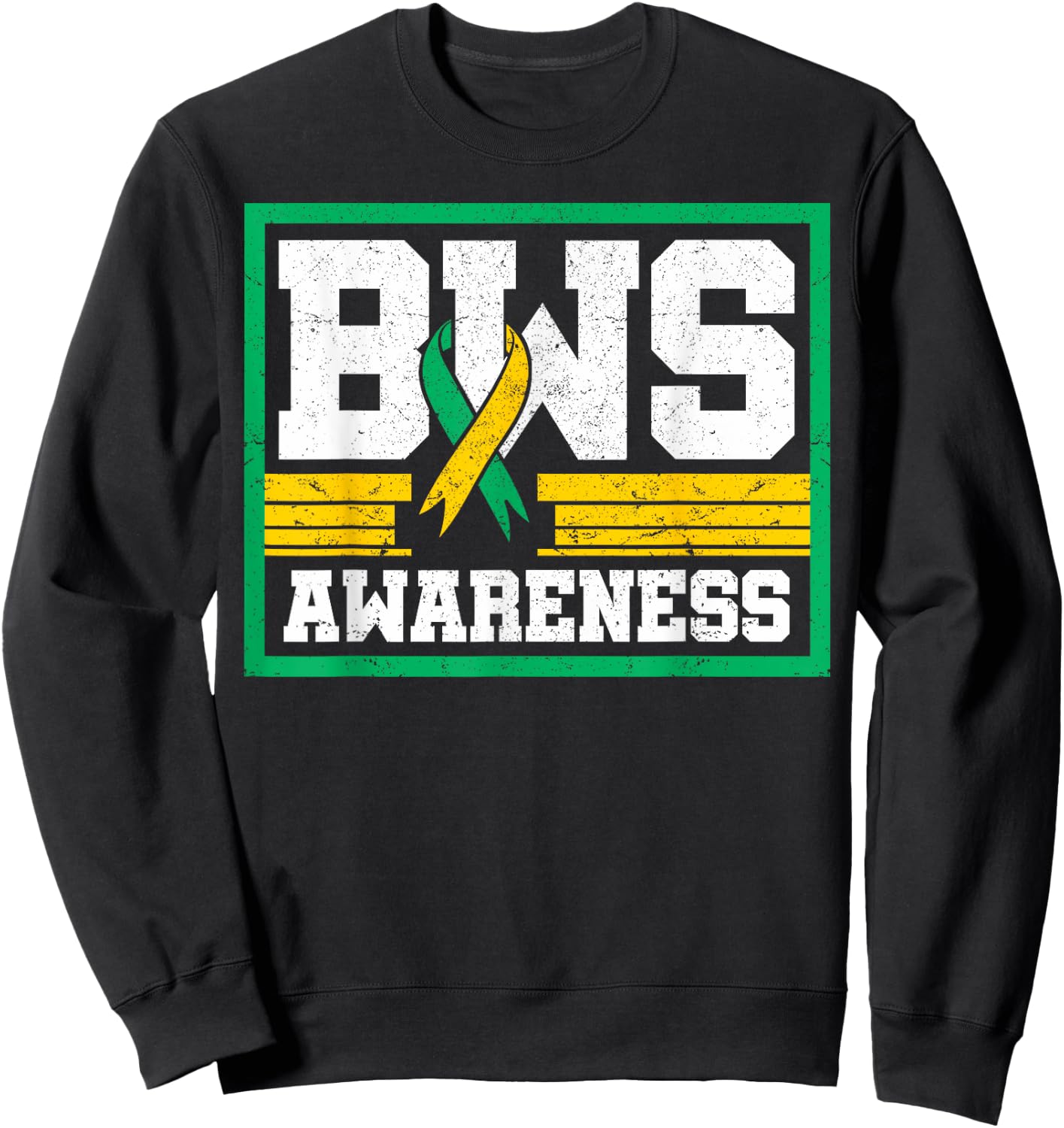 Beckwith–Wiedemann Syndrome Awareness Advocate BWS Warrior Sweatshirt - Sweatshirt | Black