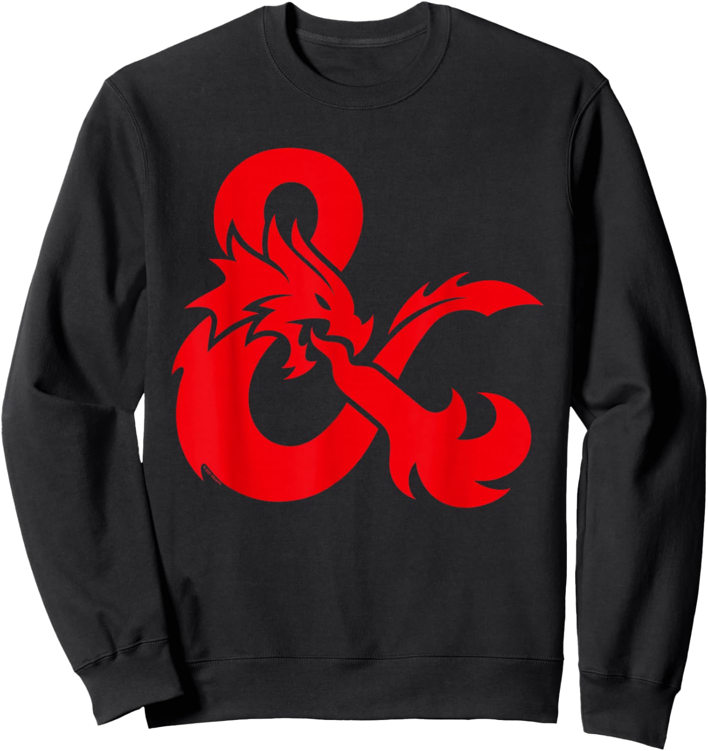 Dungeons & Dragons Ampersand Only Logo Sweatshirt - Sweatshirt | Black