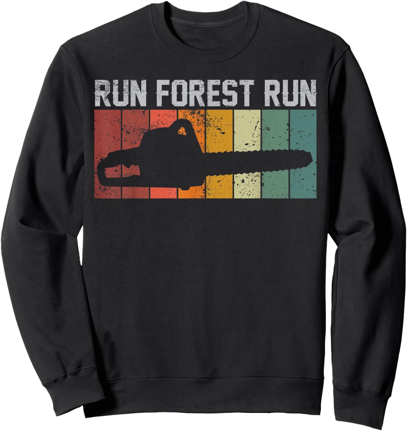 Lumber Jack Chop Wood Chainsaw Sweatshirt - Sweatshirt | Black