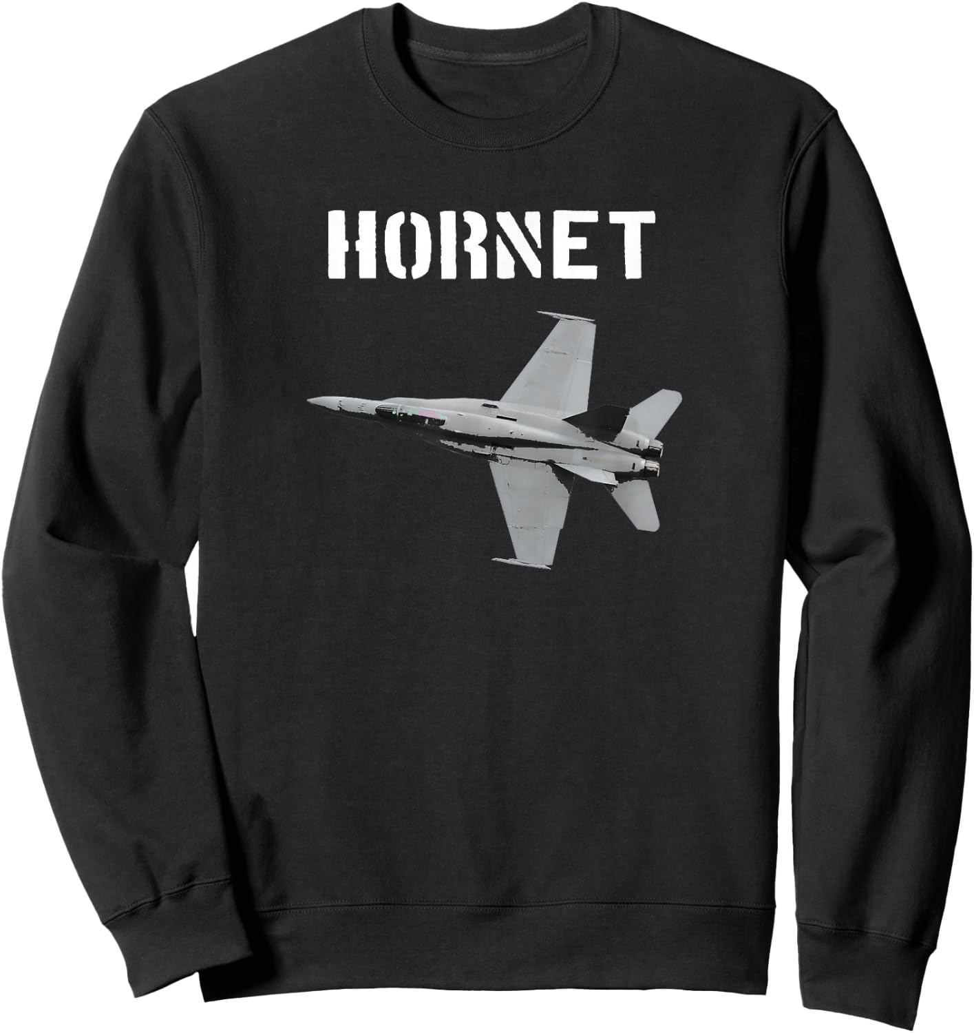 F-18 Super Hornet Pilot Fighter Jet Plane Sweatshirt - Sweatshirt | Black