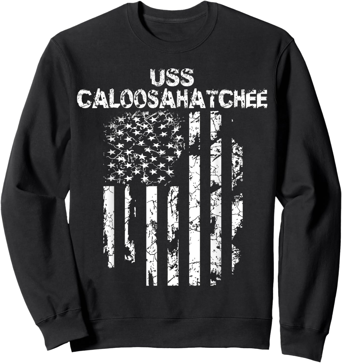 USS Caloosahatchee Veteran Sweatshirt - Sweatshirt | Black