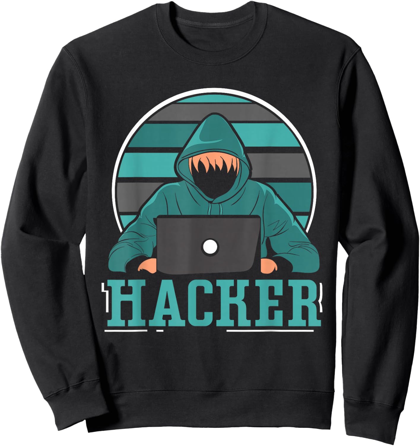 Hacker Hacking It Computer Hack Sweatshirt - Sweatshirt | Black