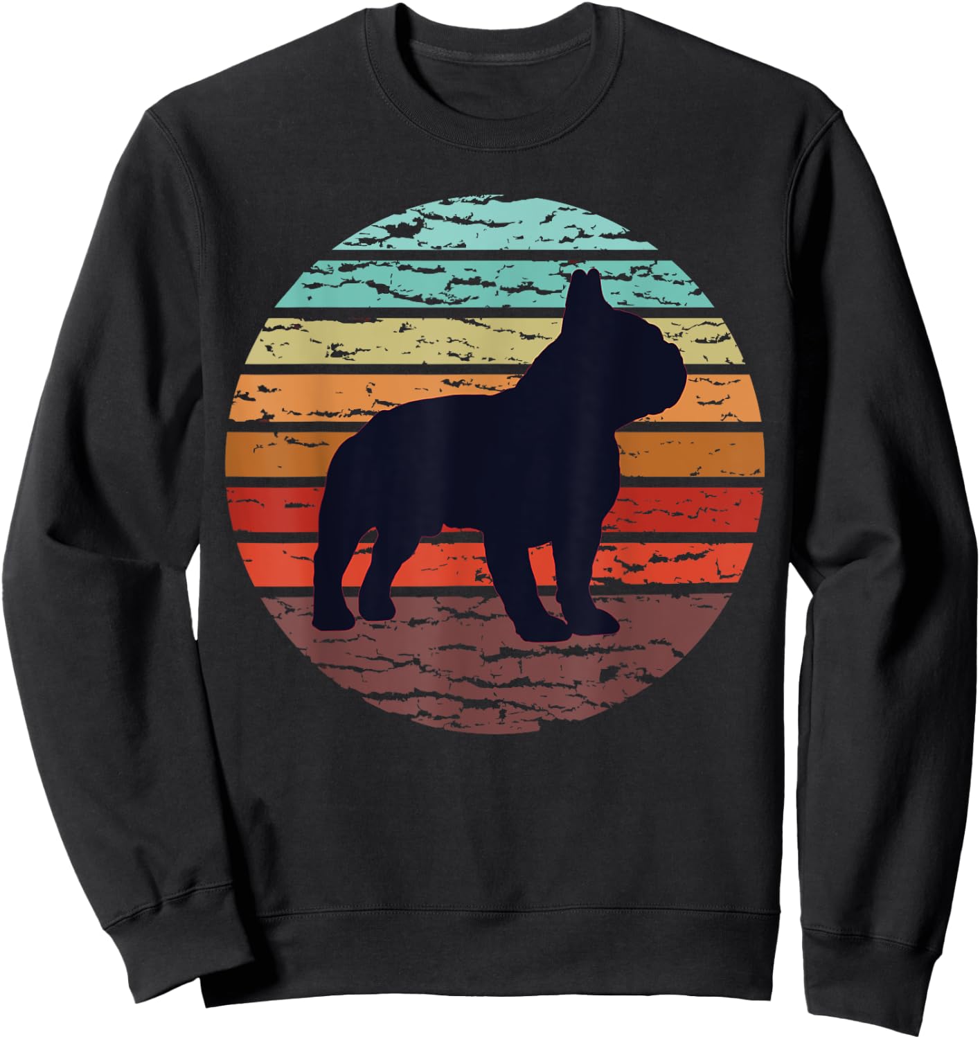 French Bulldog Frenchie Dog Women Girls Kids Sweatshirt - Sweatshirt | Black