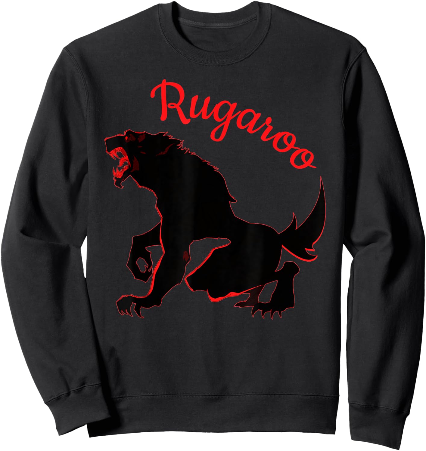 TMTZ Rugaroo Werewolf Legend of the Night Shapeshifter Sweatshirt - Sweatshirt | Black