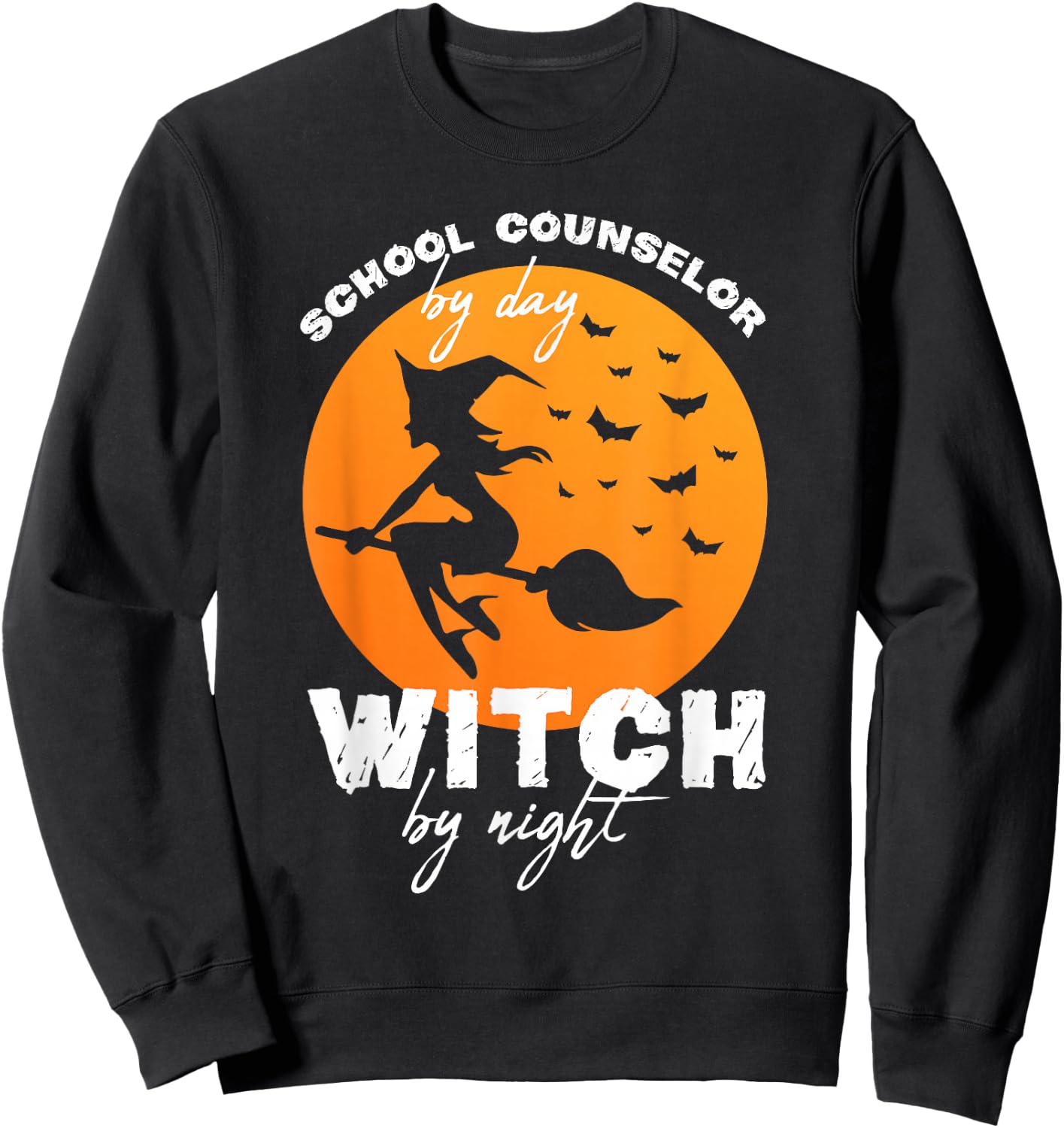 Halloween School Counselor Sweatshirt - Sweatshirt | Black