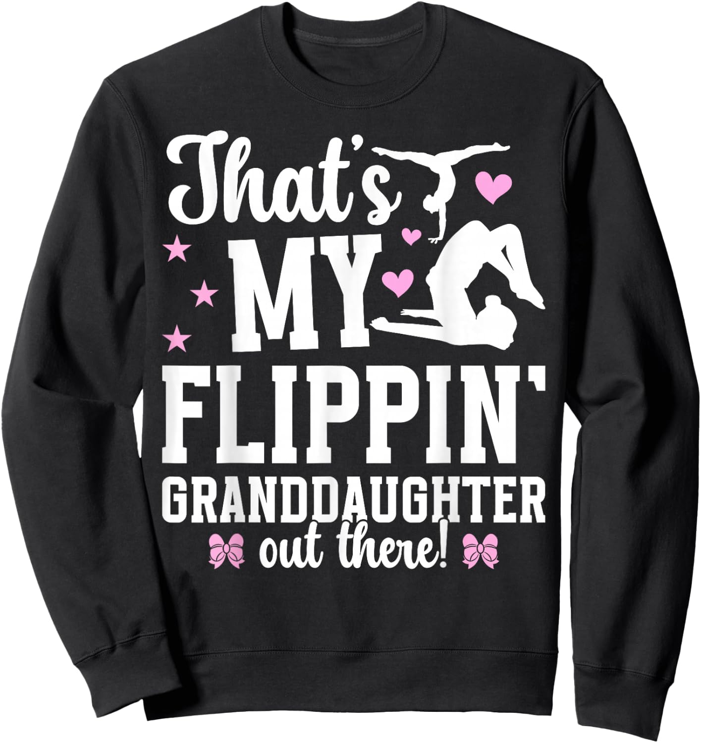 Flippin' Granddaughter Gymnastics Gigi Of A Gymnast Gigi Sweatshirt - Sweatshirt | Black