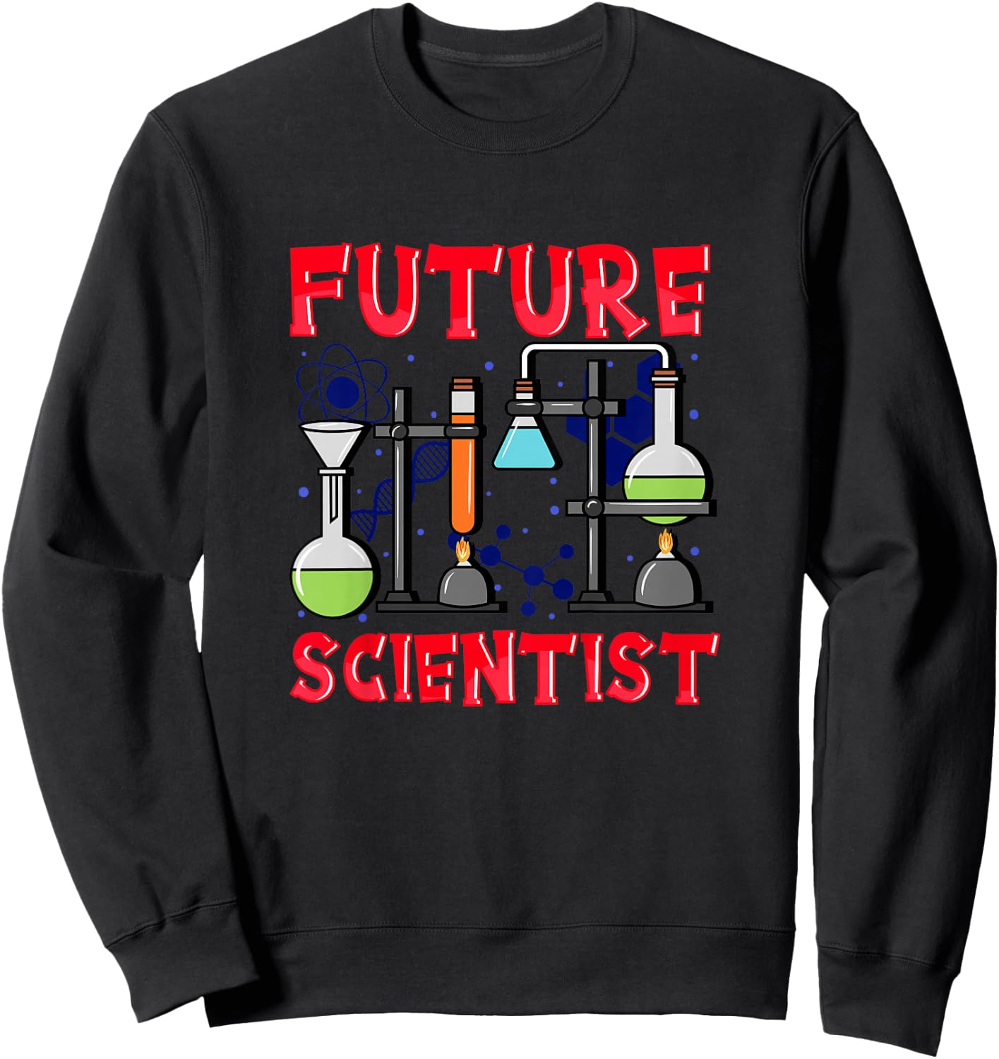 Kids Junior Future Scientist Science Sweatshirt - Sweatshirt | Black