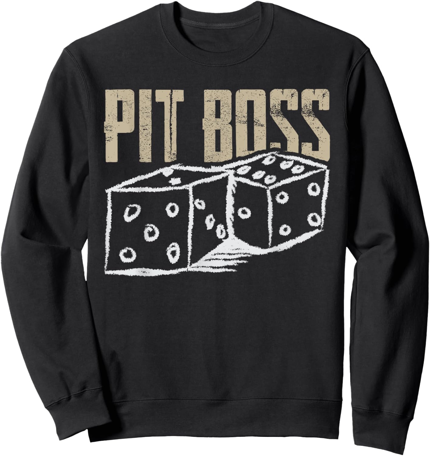 Pit Boss Casino Gambling BlackJack : Card Shark Poker Sweatshirt - Sweatshirt | Black