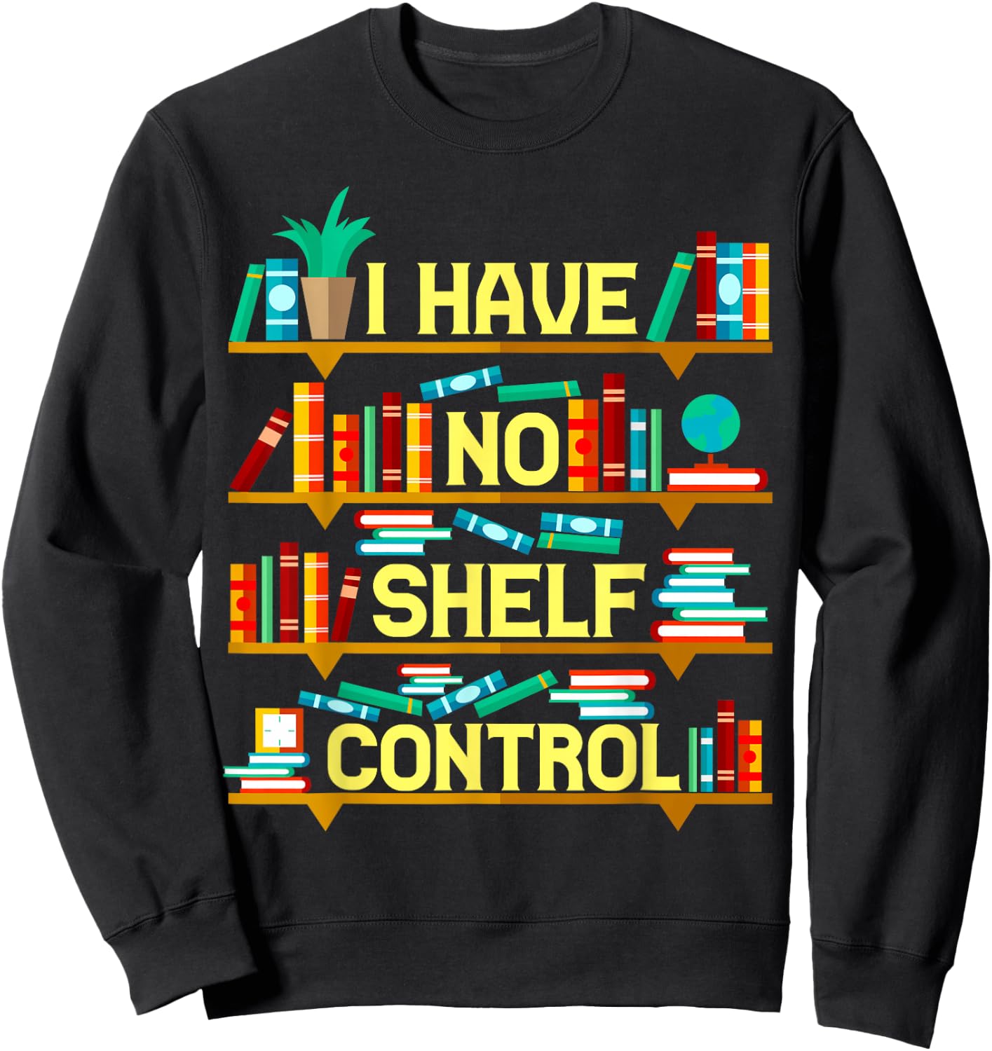 Funny Book Lover Gift Book Club Group Reading Librarian Pun Sweatshirt - Sweatshirt | Black