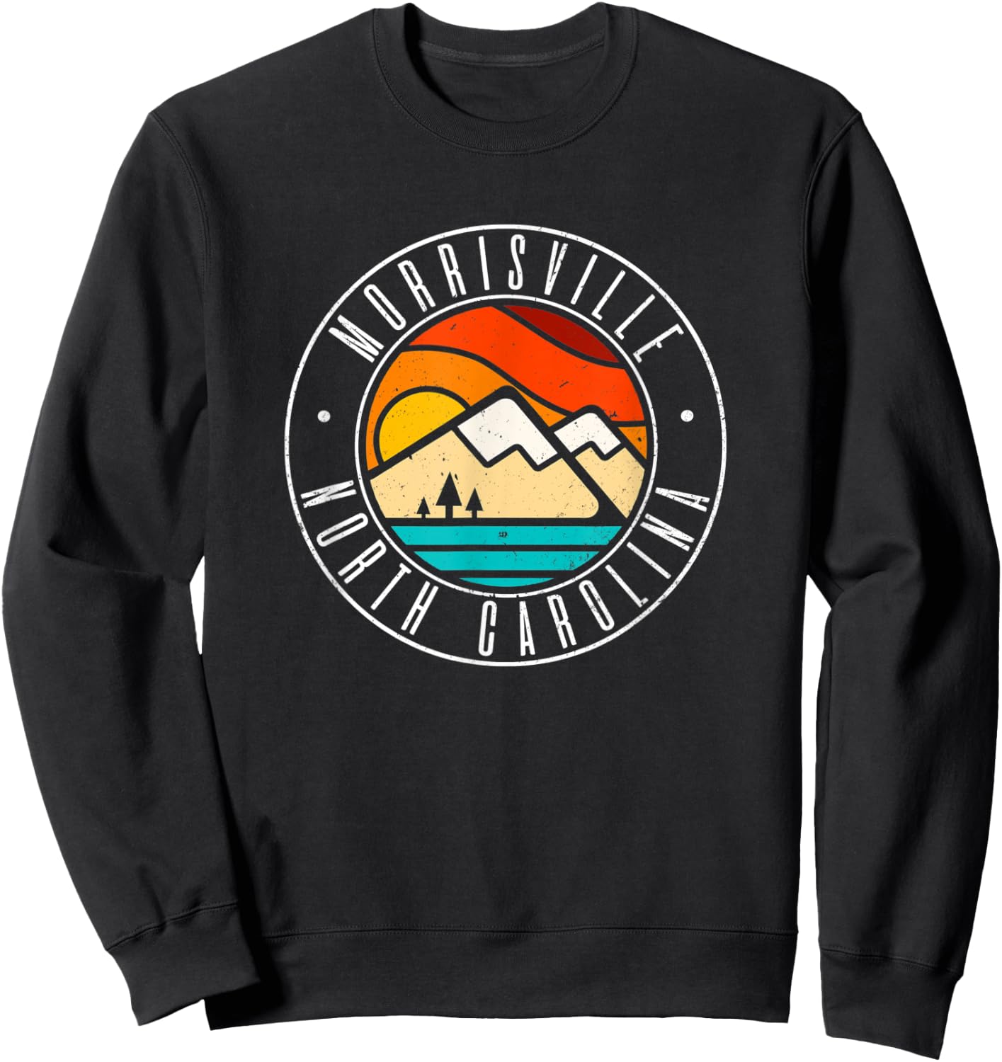 Minimalist Outdoors Morrisville North Carolina NC Sweatshirt - Sweatshirt | Black