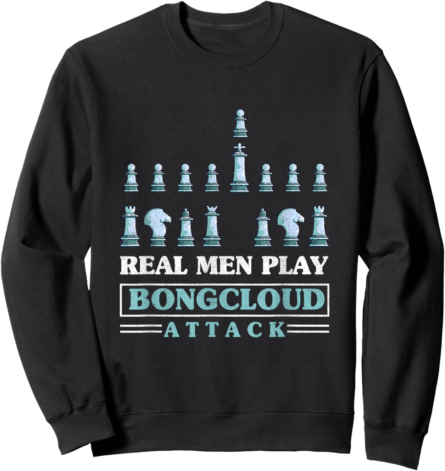 The Bongcloud Funny Chess Opening Chessboard Chess Player Sweatshirt - Sweatshirt | Black