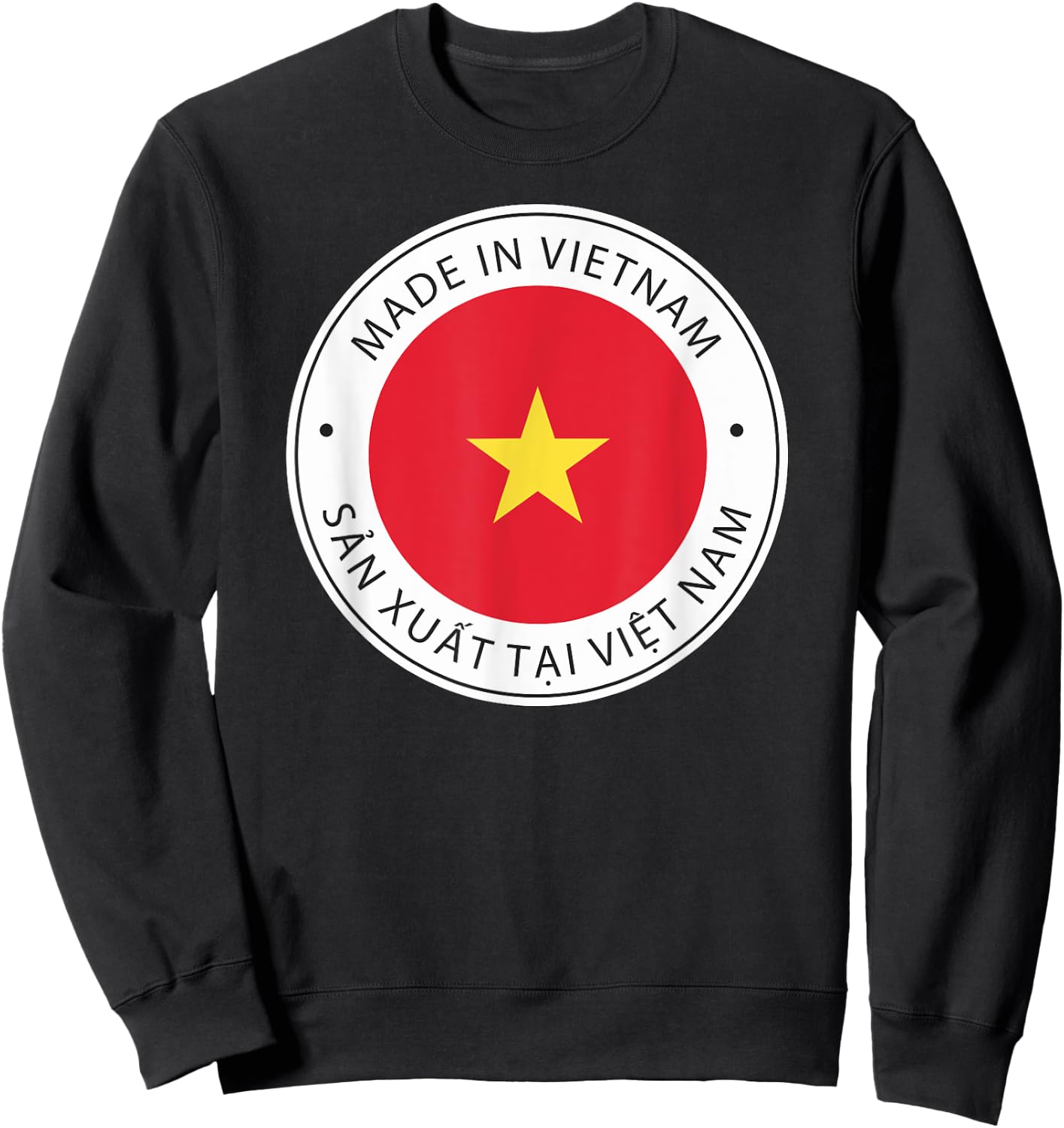 Made In Vietnam Flag Sweatshirt - Sweatshirt | Black