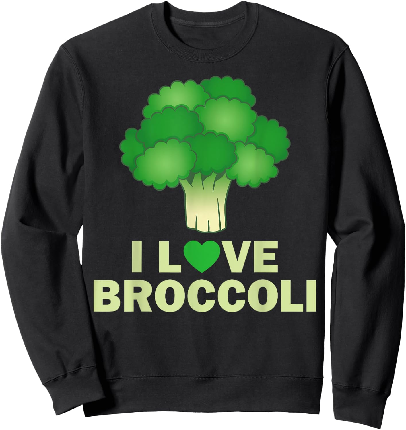 Best Broccoli Women Paleo Keto Diet Vegan Healthy Sweatshirt - Sweatshirt | Black