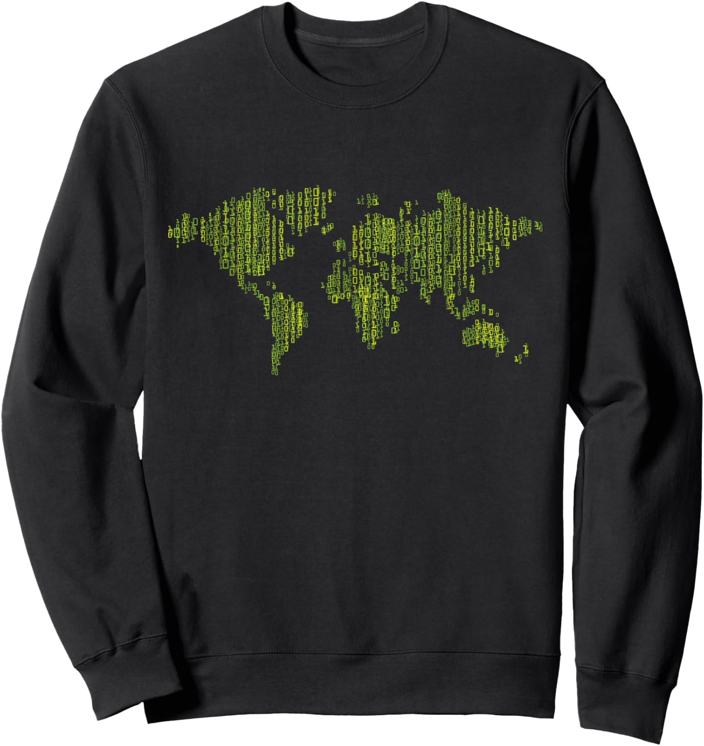 Binary World Computer Coding Programmer Sweatshirt - Sweatshirt | Black