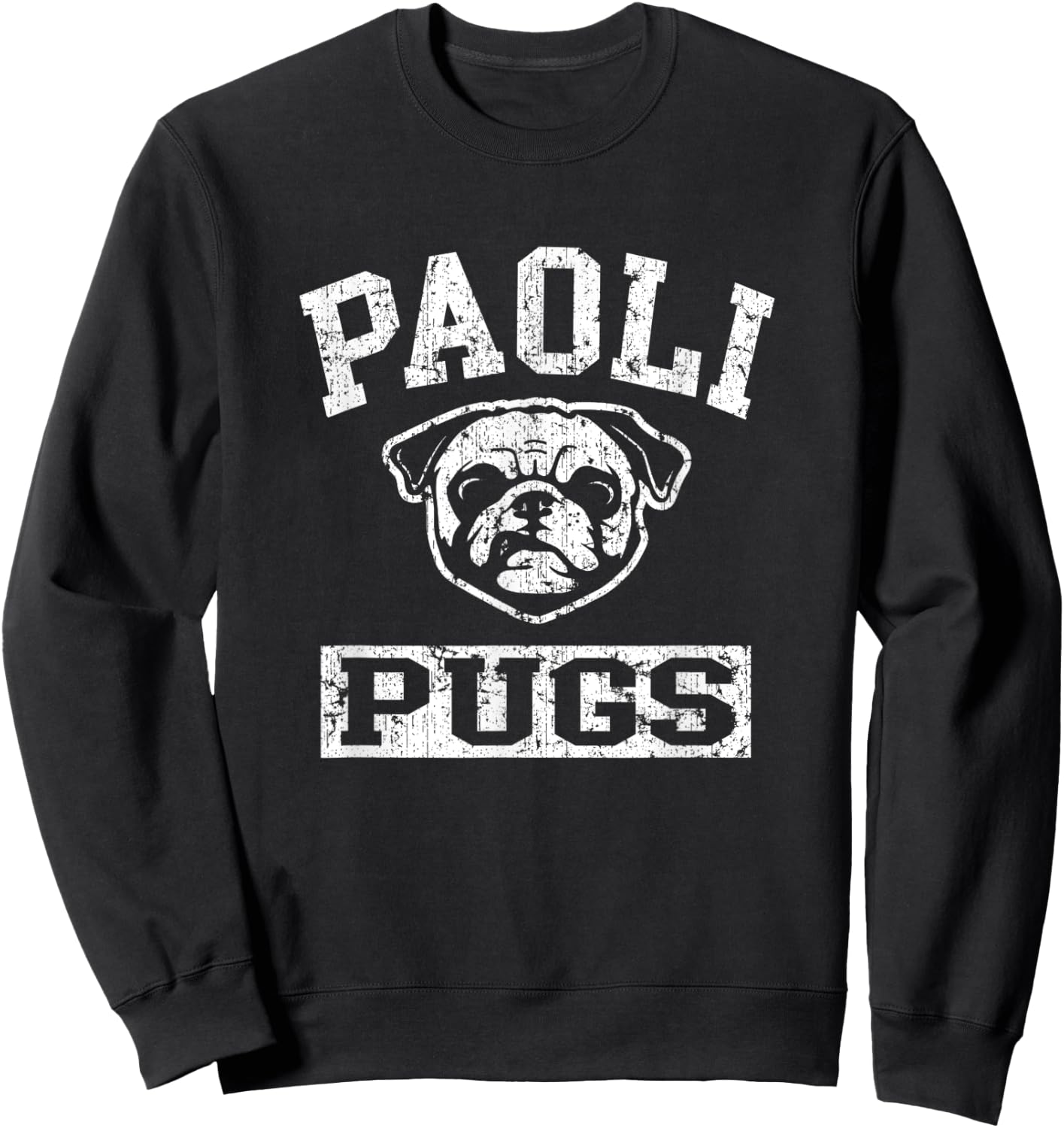 Paoli Pugs Vintage Sweatshirt - Sweatshirt | Black