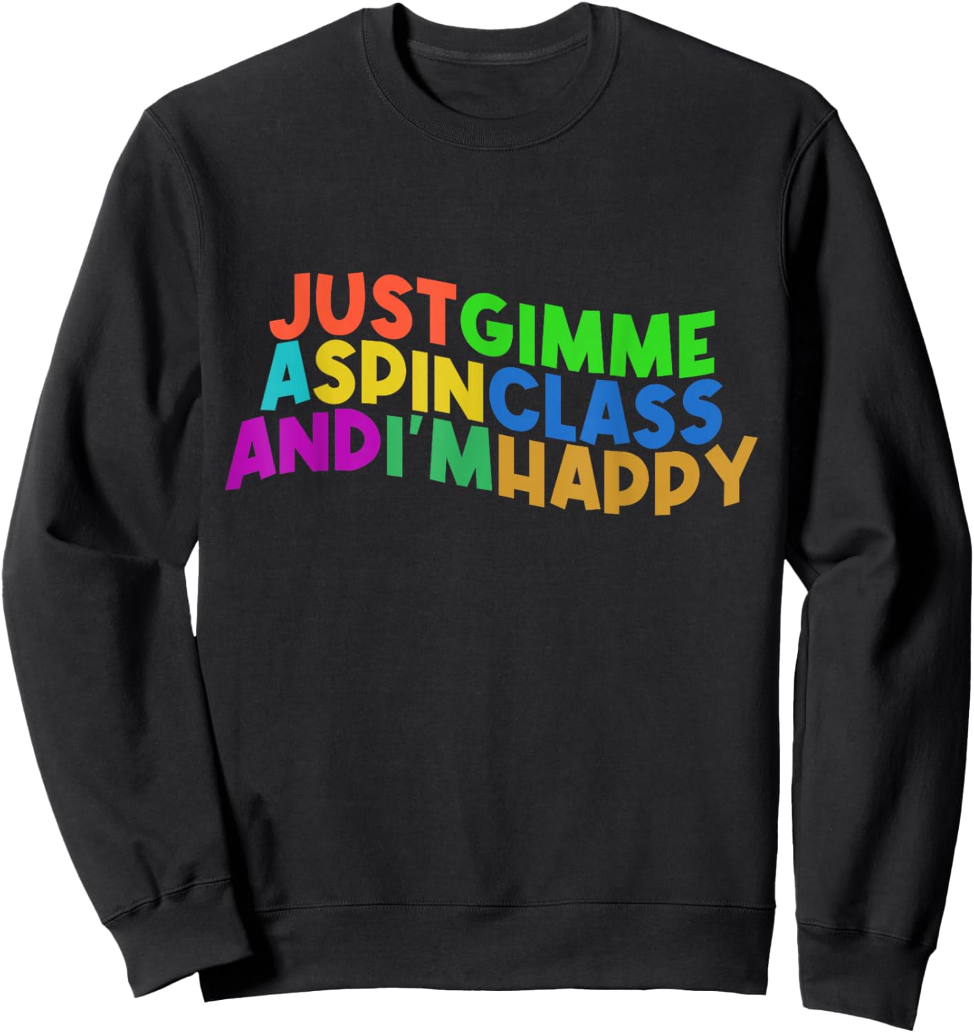 Spin Class Queen Funny Spinning Class Fitness Exercise Sweatshirt - Sweatshirt | Black