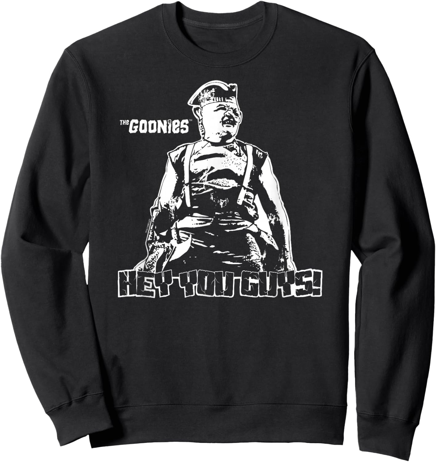 The Goonies Hey You Guys! Sloth Photo Movie Sweatshirt - Sweatshirt | Black