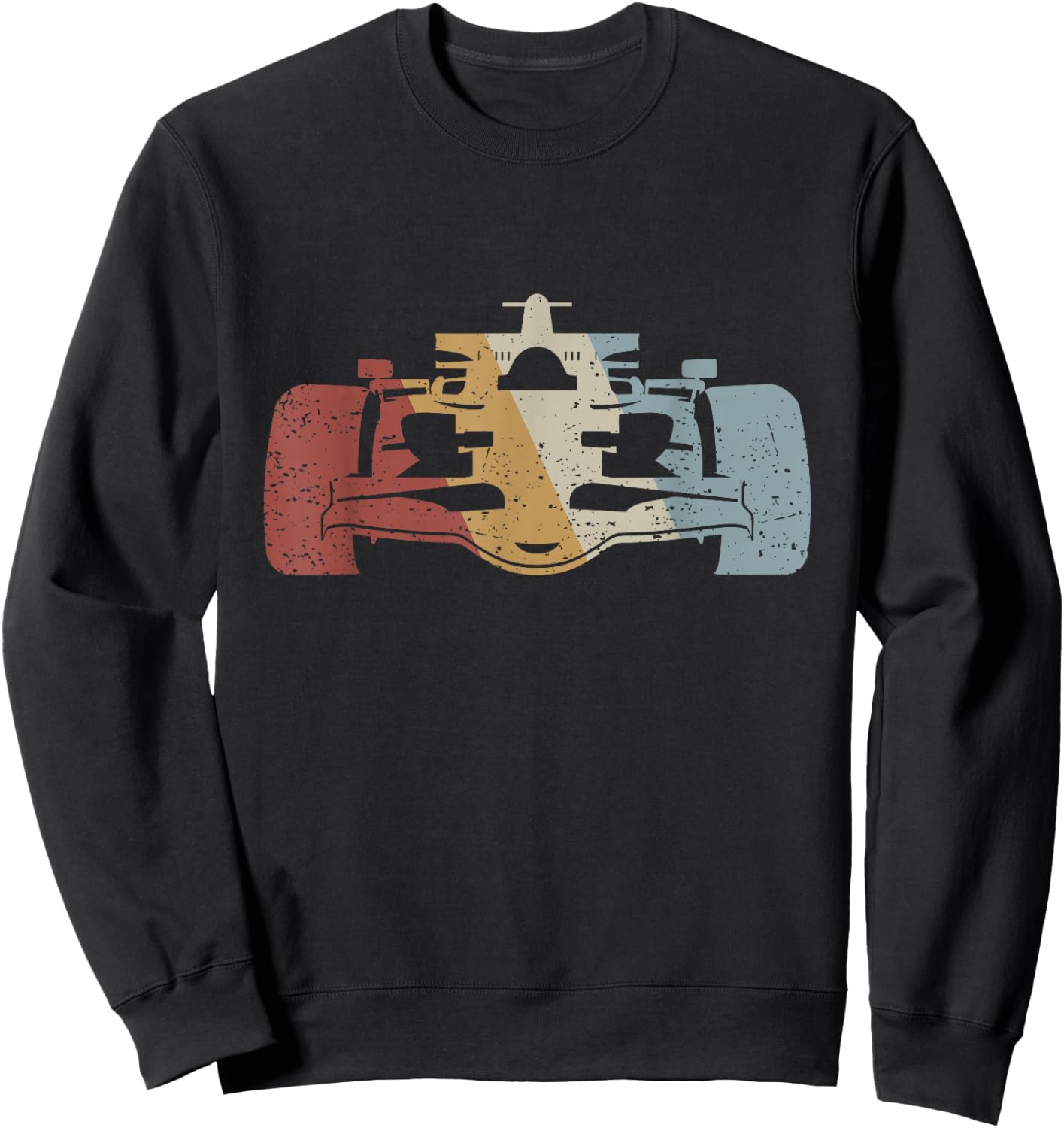 Racing Car Retro Style Vintage Sweatshirt - Sweatshirt | Black