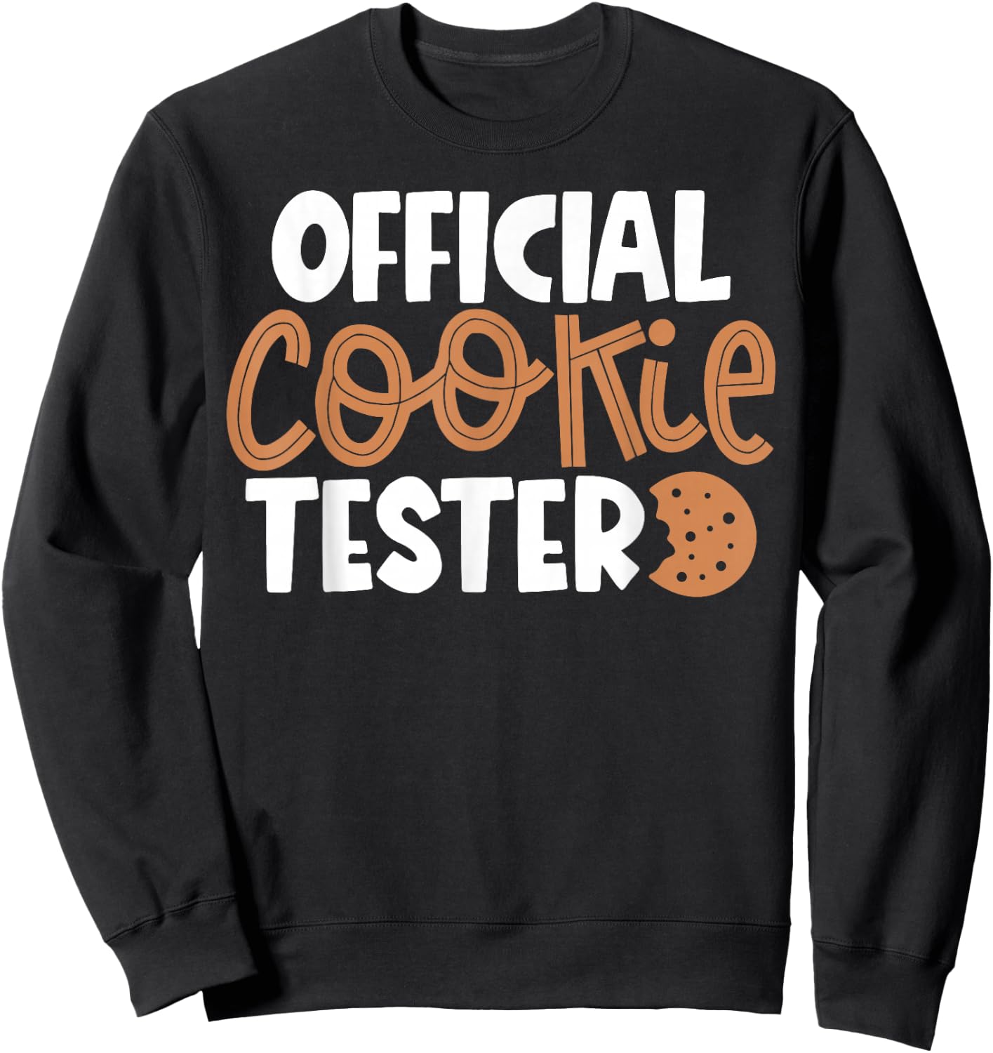 Official Cookie Tester Bakers Kids Toddler Xmas Sweatshirt - Sweatshirt | Black