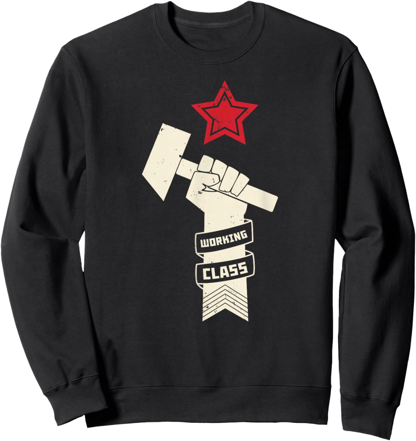 Proletariat Russia USSR Soviet Union CCCP Retro Vintage Sweatshirt - Sweatshirt | Black