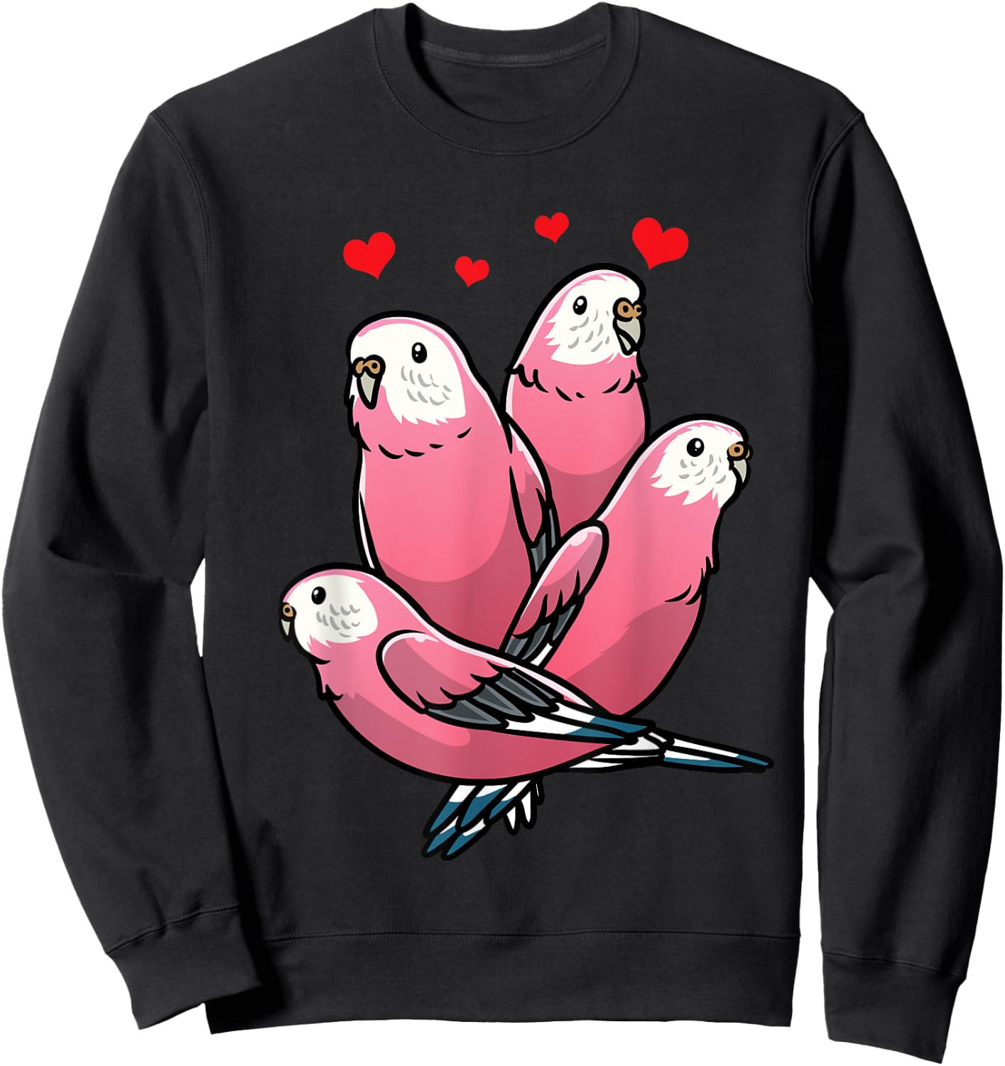 Bourke's parrot Bird Lover Parakeet Sweatshirt - Sweatshirt | Black