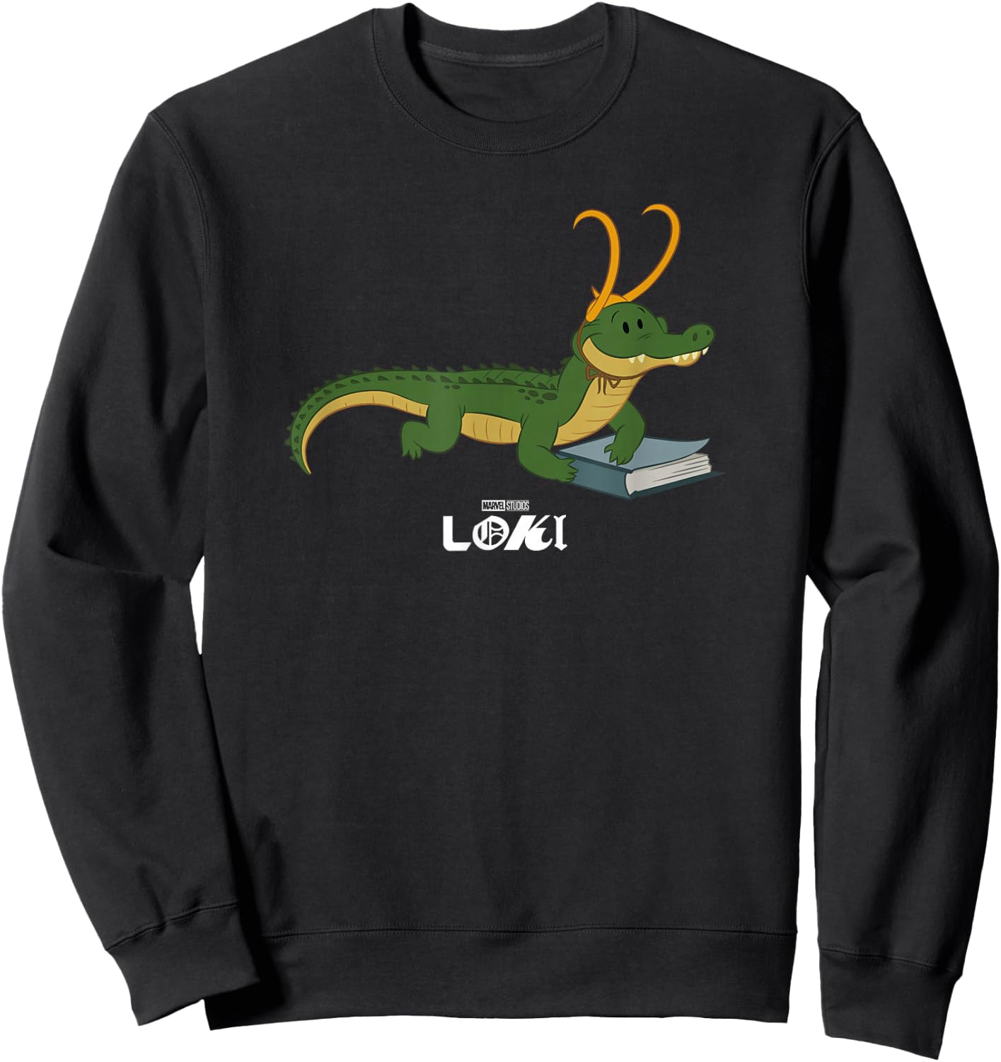 Marvel Loki Alligator Loki Variant Book Reader Sweatshirt - Sweatshirt | Black