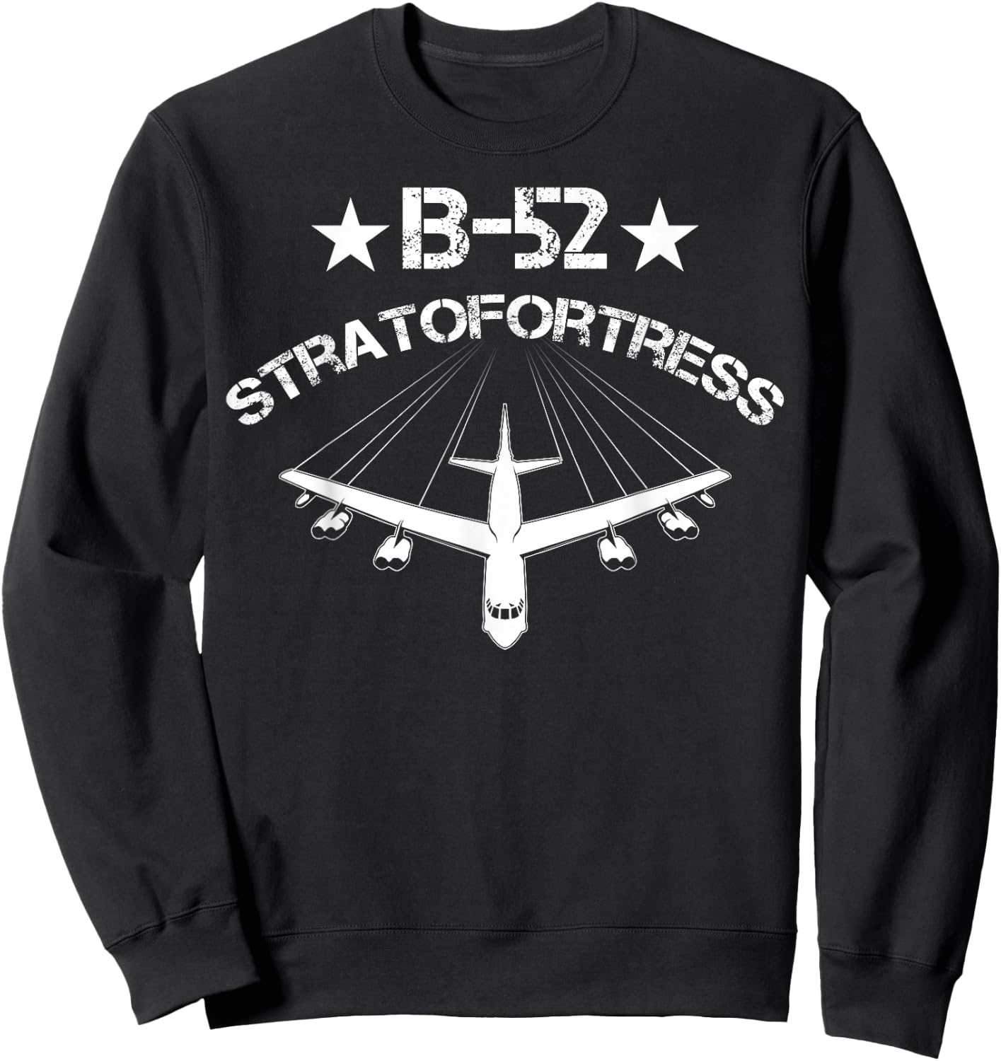 Cool B-52 Stratofortress | Funny US Bomber Air Force Gift Sweatshirt - Sweatshirt | Black