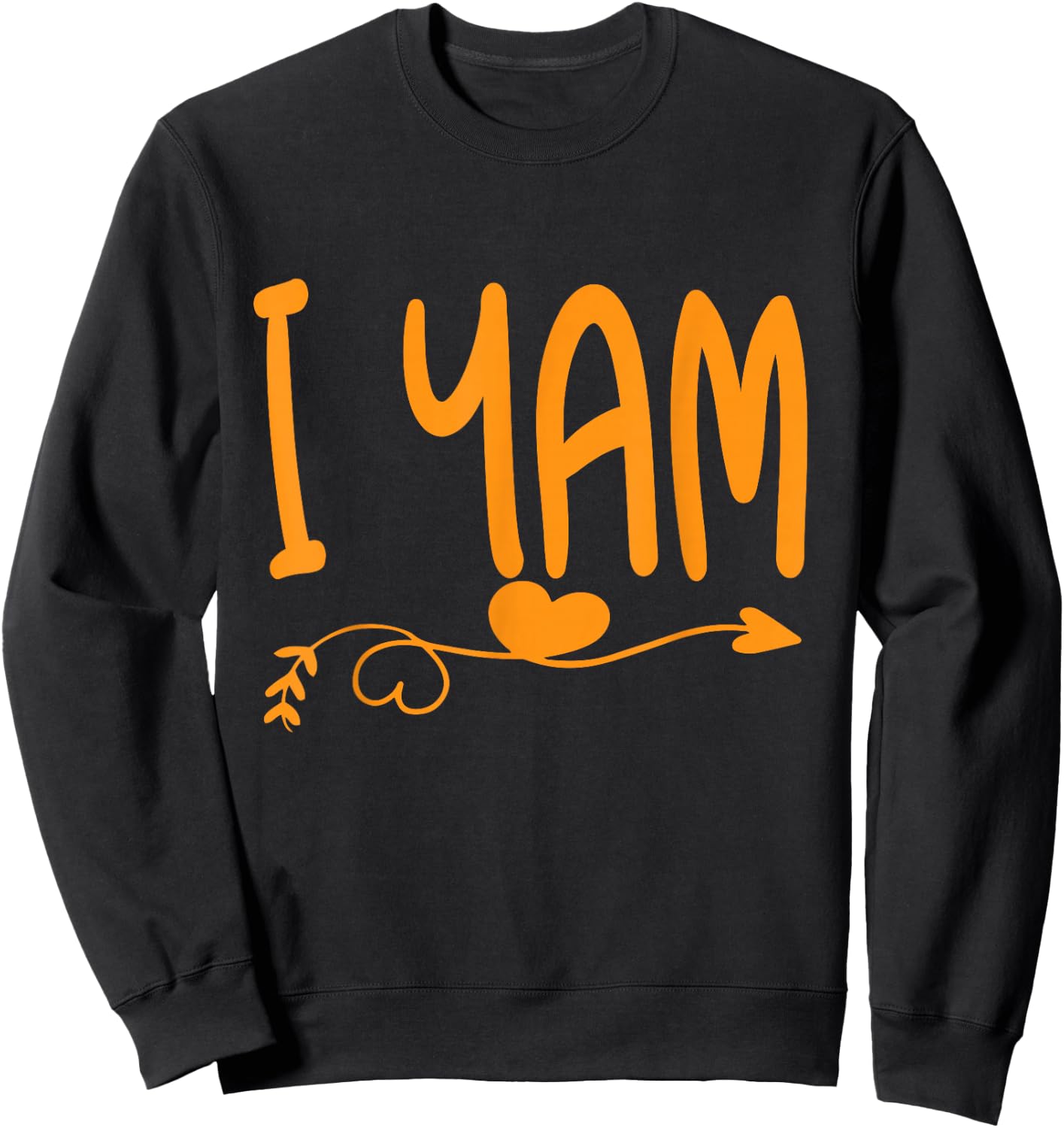 She's My Sweet Potato I yam Set Couples Thanksgiving Sweatshirt - Sweatshirt | Black