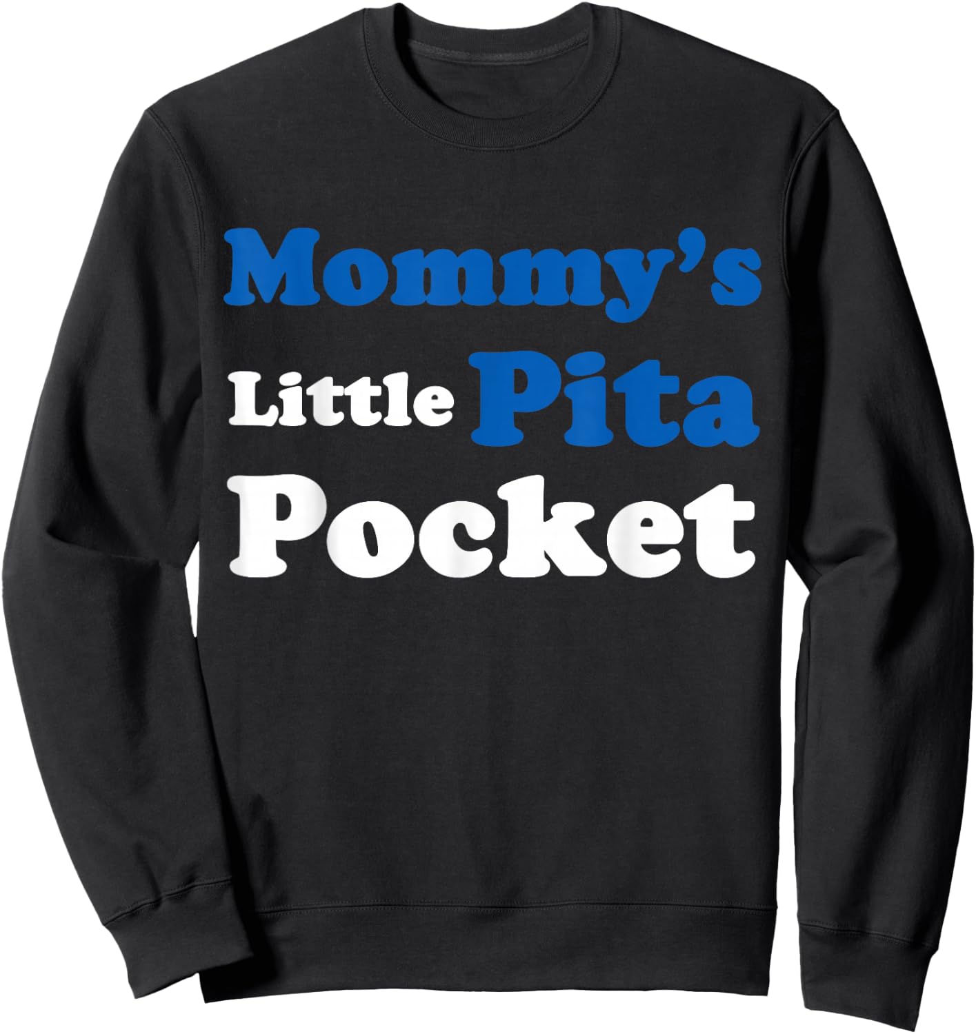 Mommy's Little Pita Pocket Greece Sweatshirt - Sweatshirt | Black