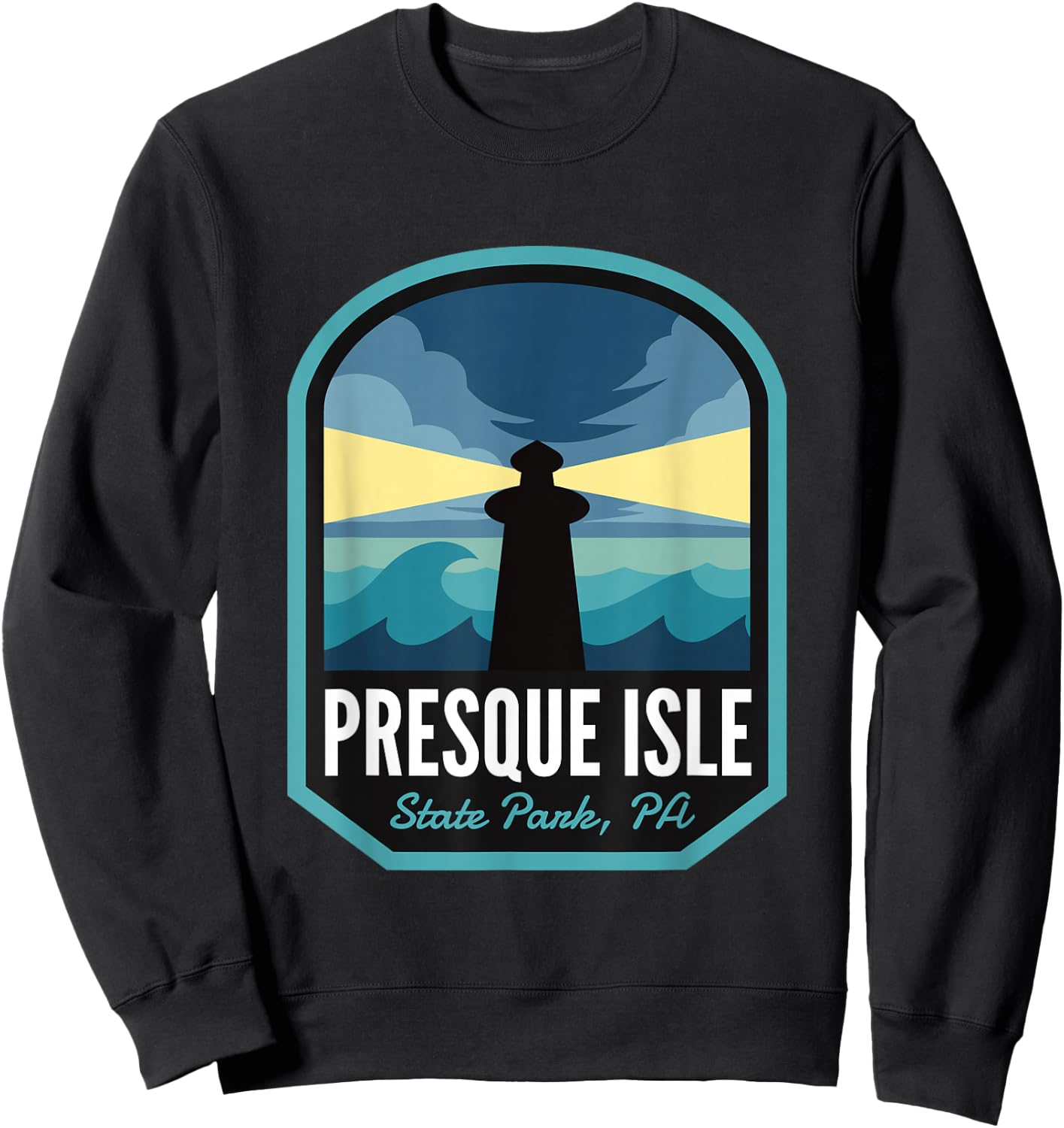 Presque Isle State Park Pennsylvania Sweatshirt - Sweatshirt | Black