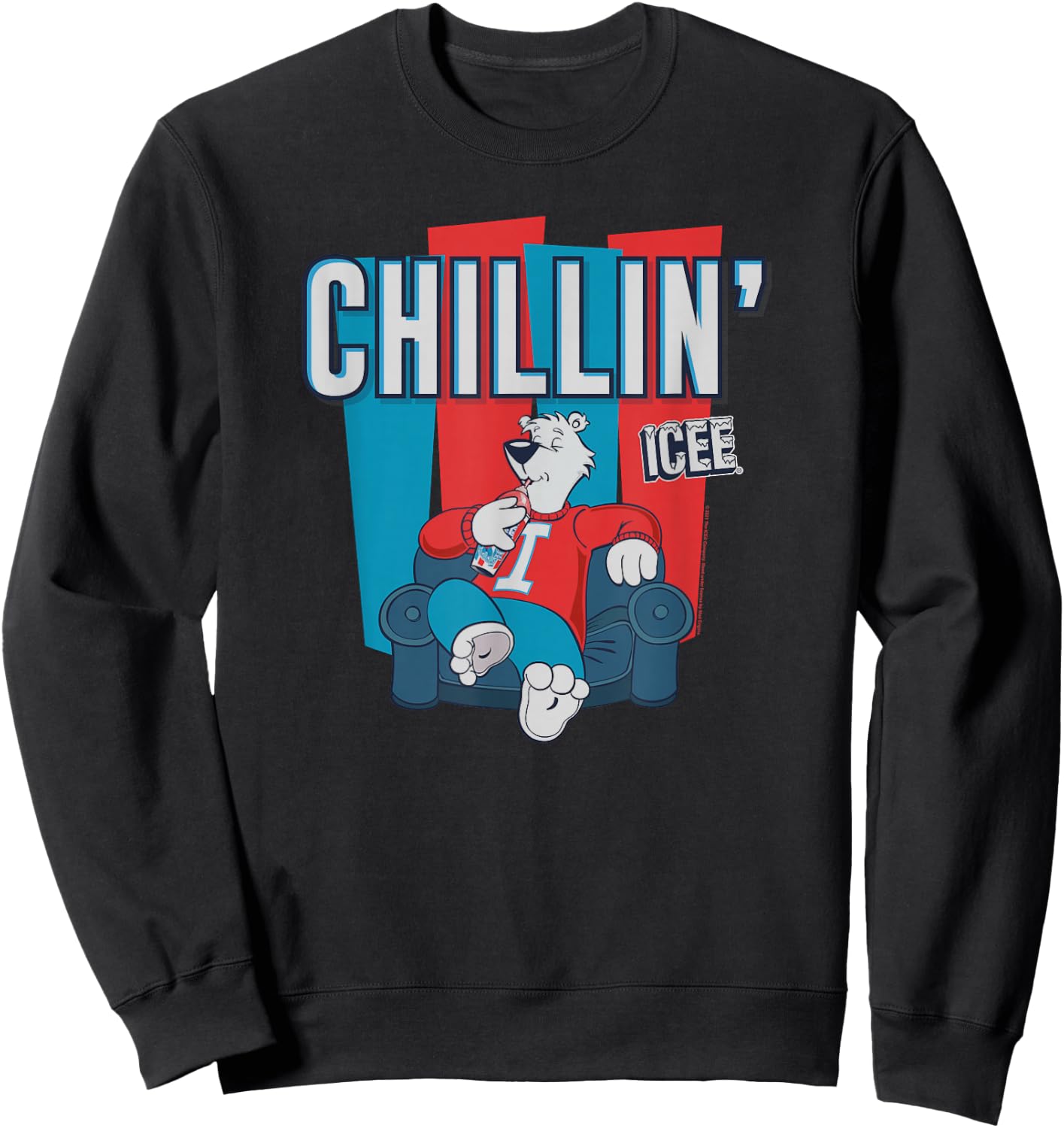 ICEE Bear Classic Sofa Chillin' Logo Sweatshirt - Sweatshirt | Black