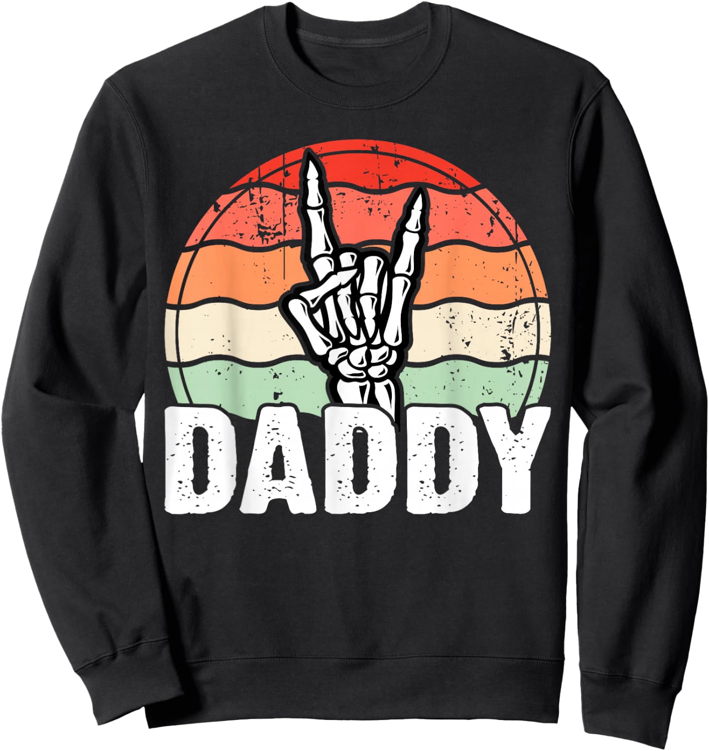 Daddy Of The Bad Two the Bone Birthday 2 Years Old Birthday Sweatshirt - Sweatshirt | Black