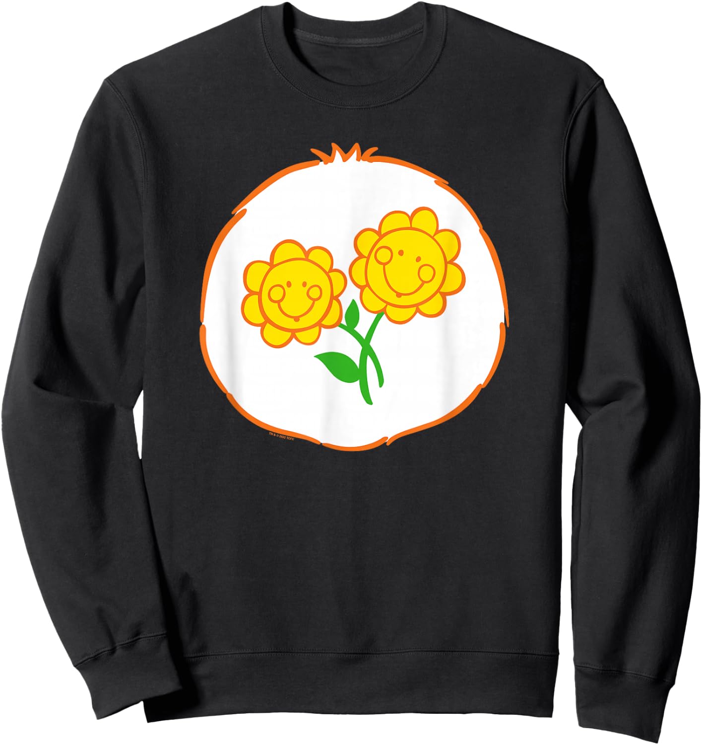 Care Bears Halloween Friend Bear Floral Badge Costume Sweatshirt - Sweatshirt | Black