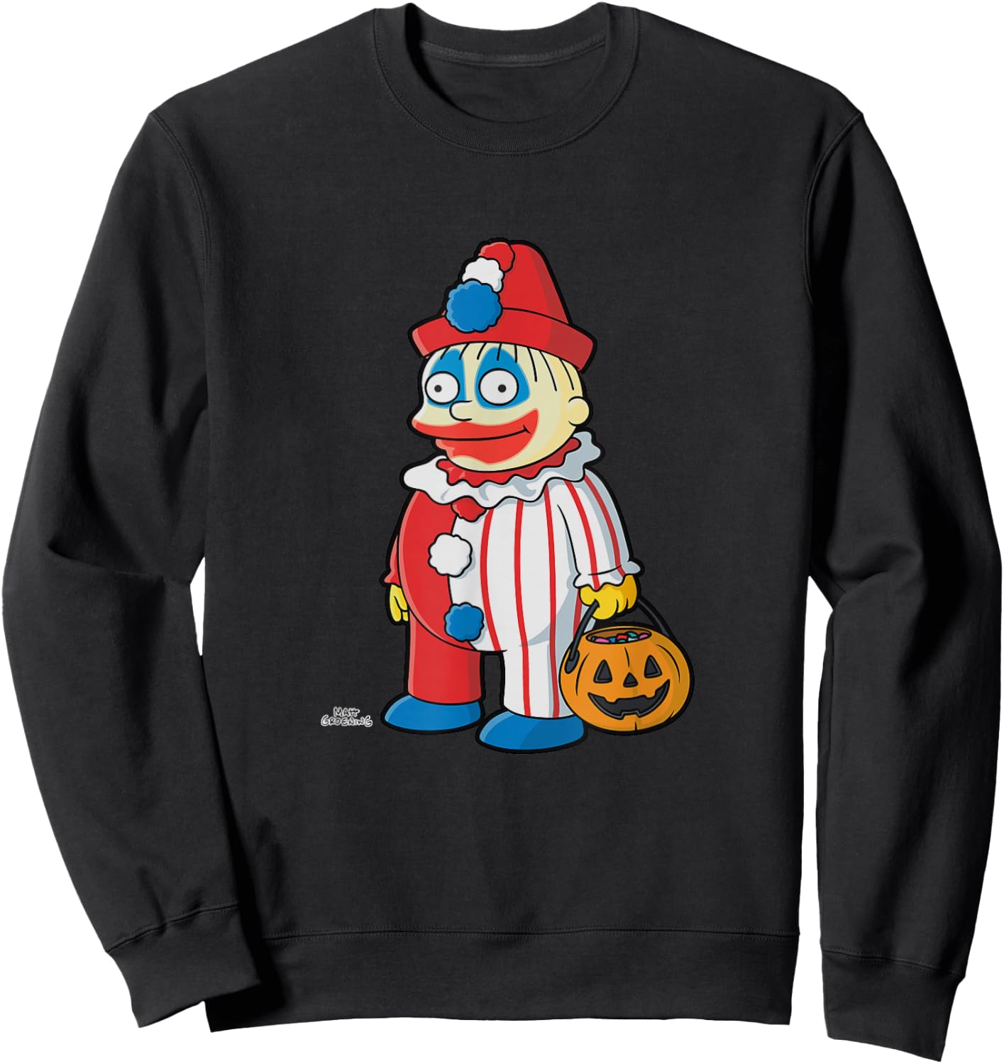 The Simpsons Ralph Clown Treehouse of Horror Halloween Sweatshirt - Sweatshirt | Black