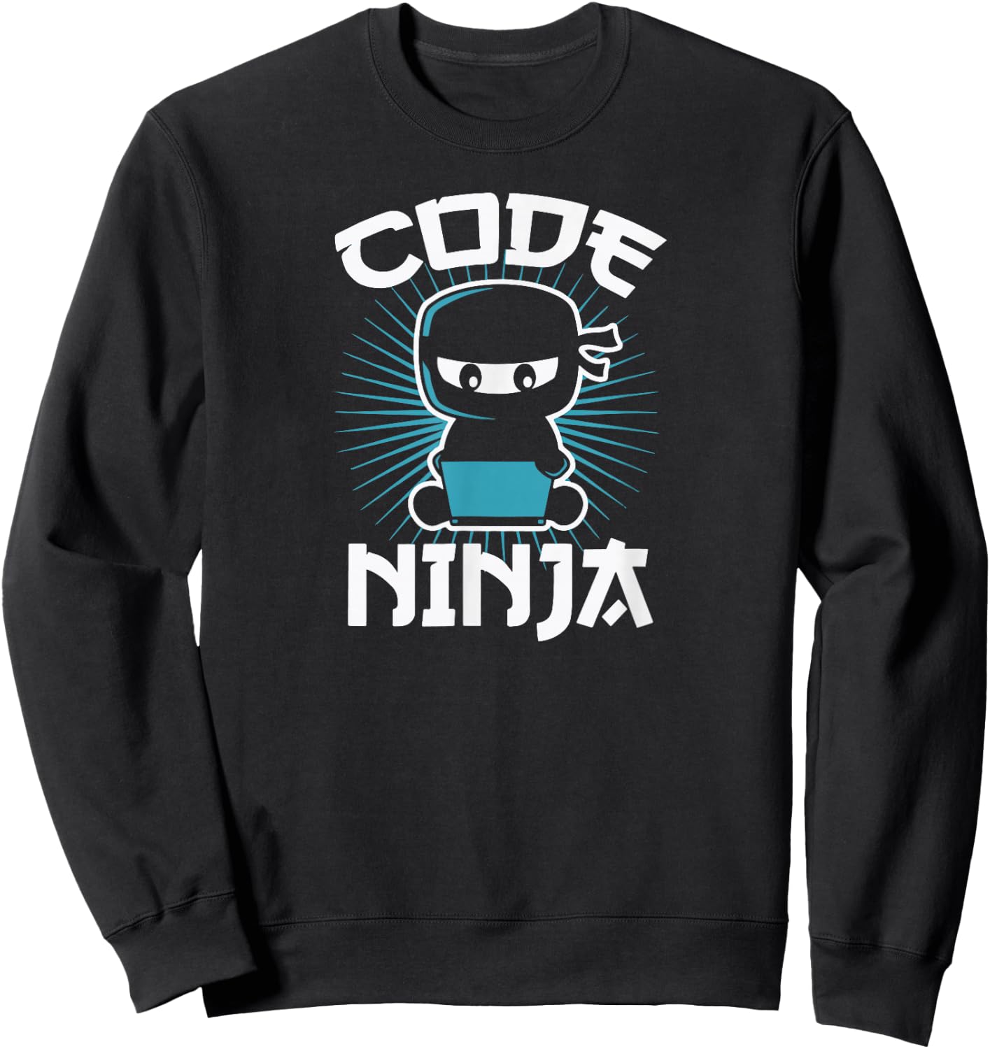 Code Ninja Programmer Coder Computer Programming Coding Sweatshirt - Sweatshirt | Black