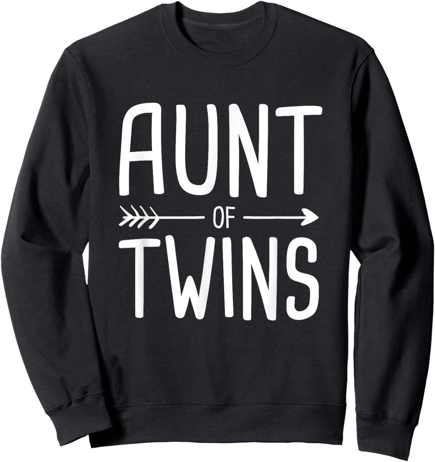 Aunt of Twins Sweatshirt - Sweatshirt | Black