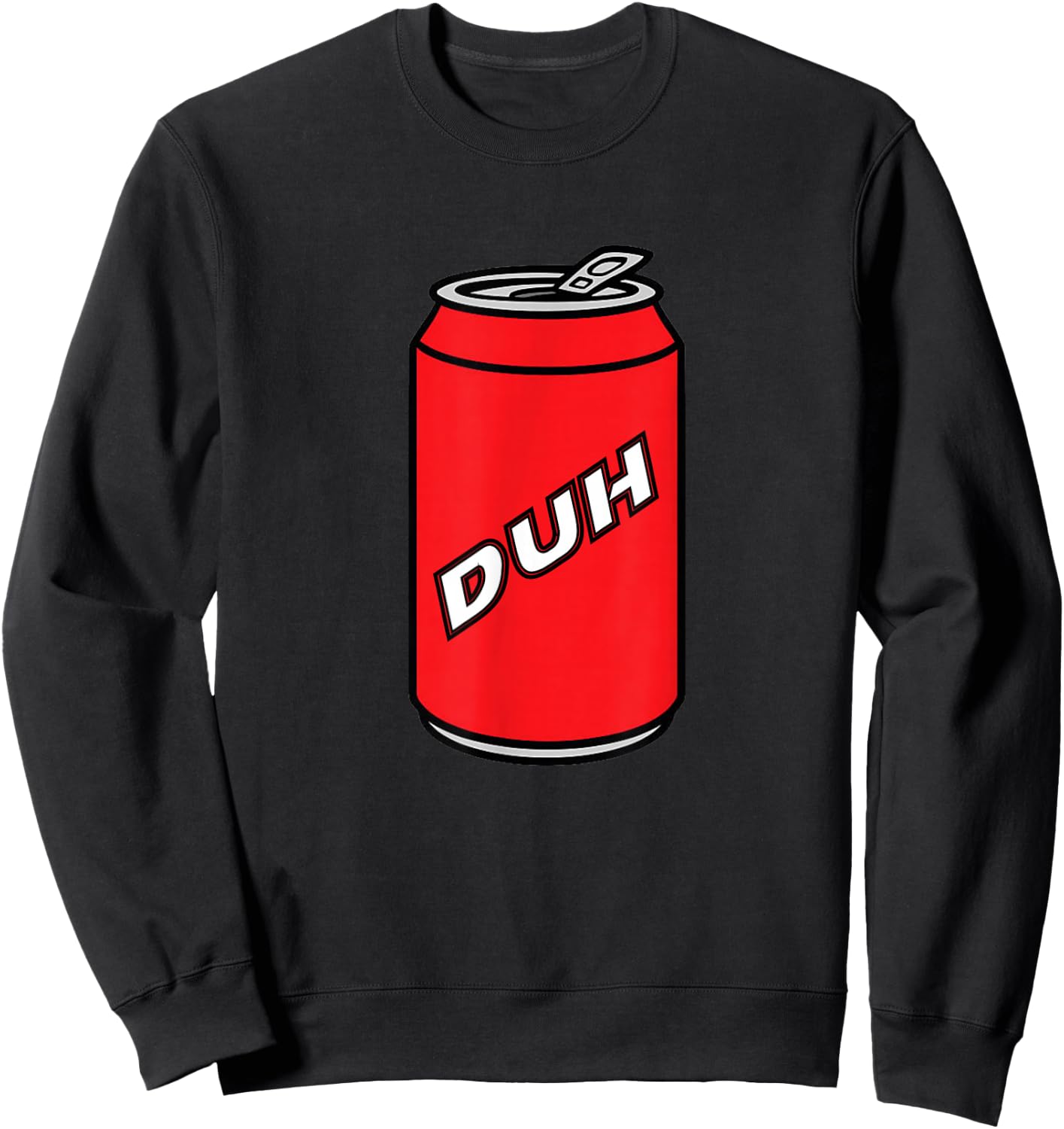 SanStar eMedia Can of Duh | Canada Sweatshirt - Sweatshirt | Black