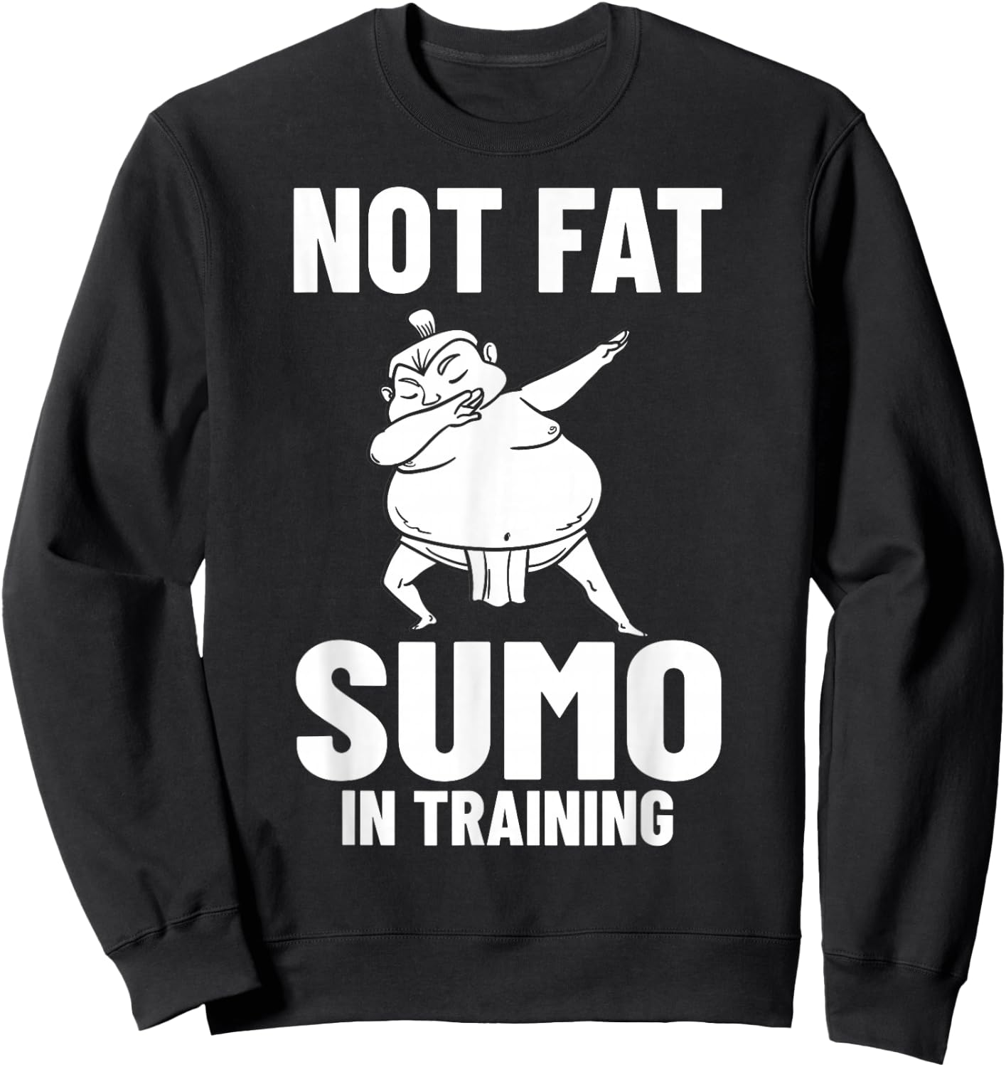 Sumo Wrestling Japanese Wrestler Sport Mawashi Sweatshirt - Sweatshirt | Black