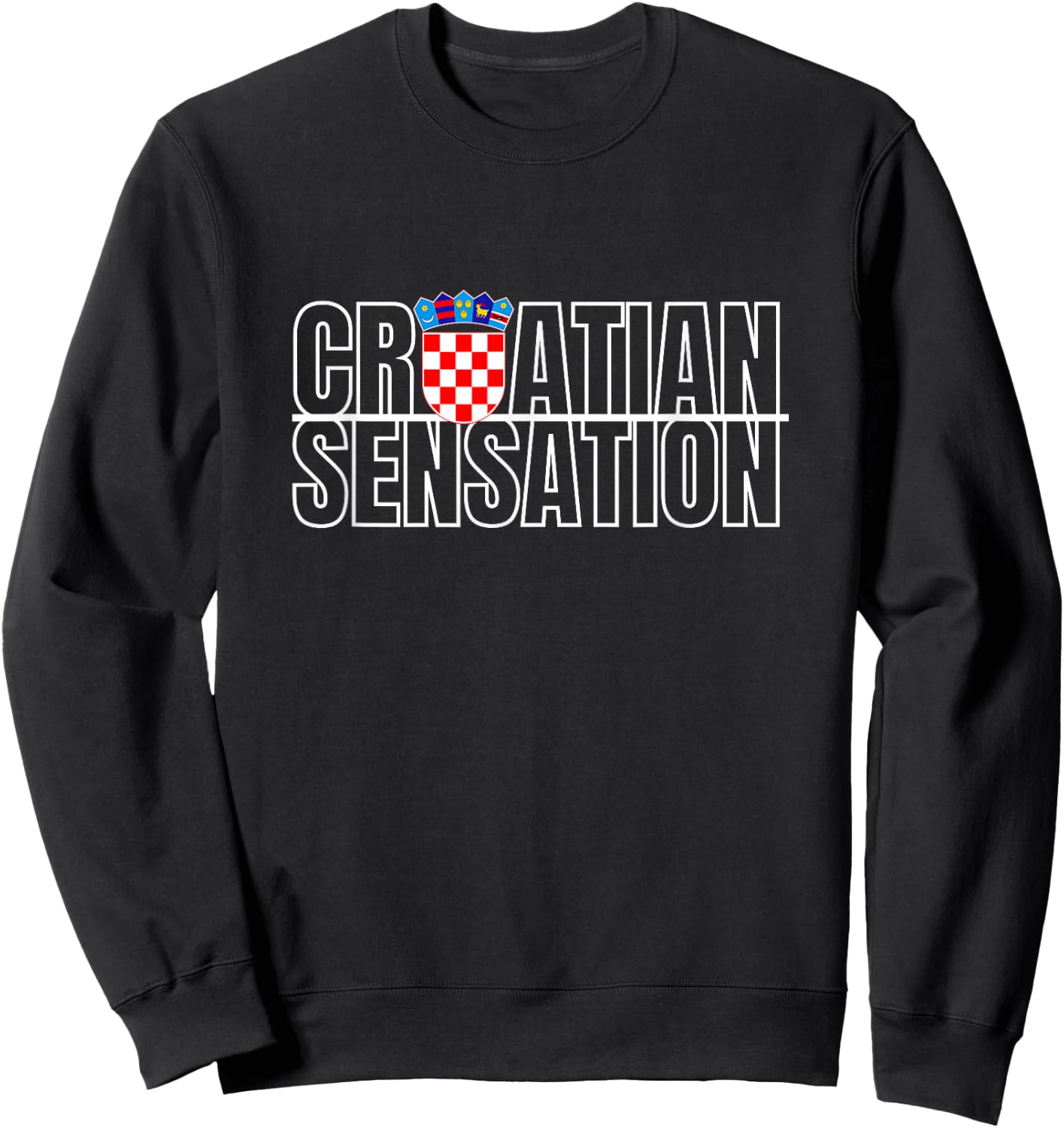Croatian Sensation Sweatshirt - Sweatshirt | Black